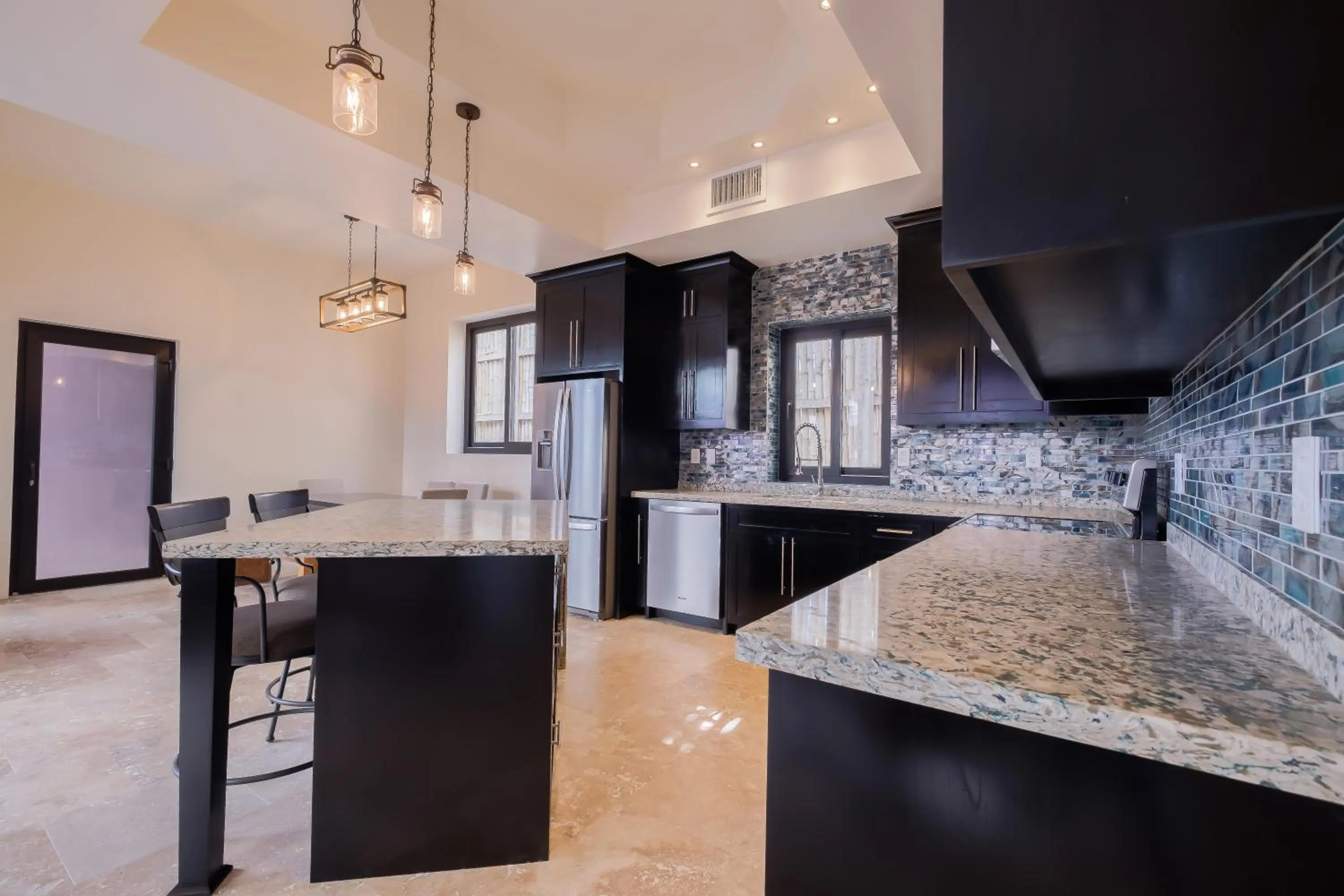 Kitchen or kitchenette in Diamante Beachfront Suites