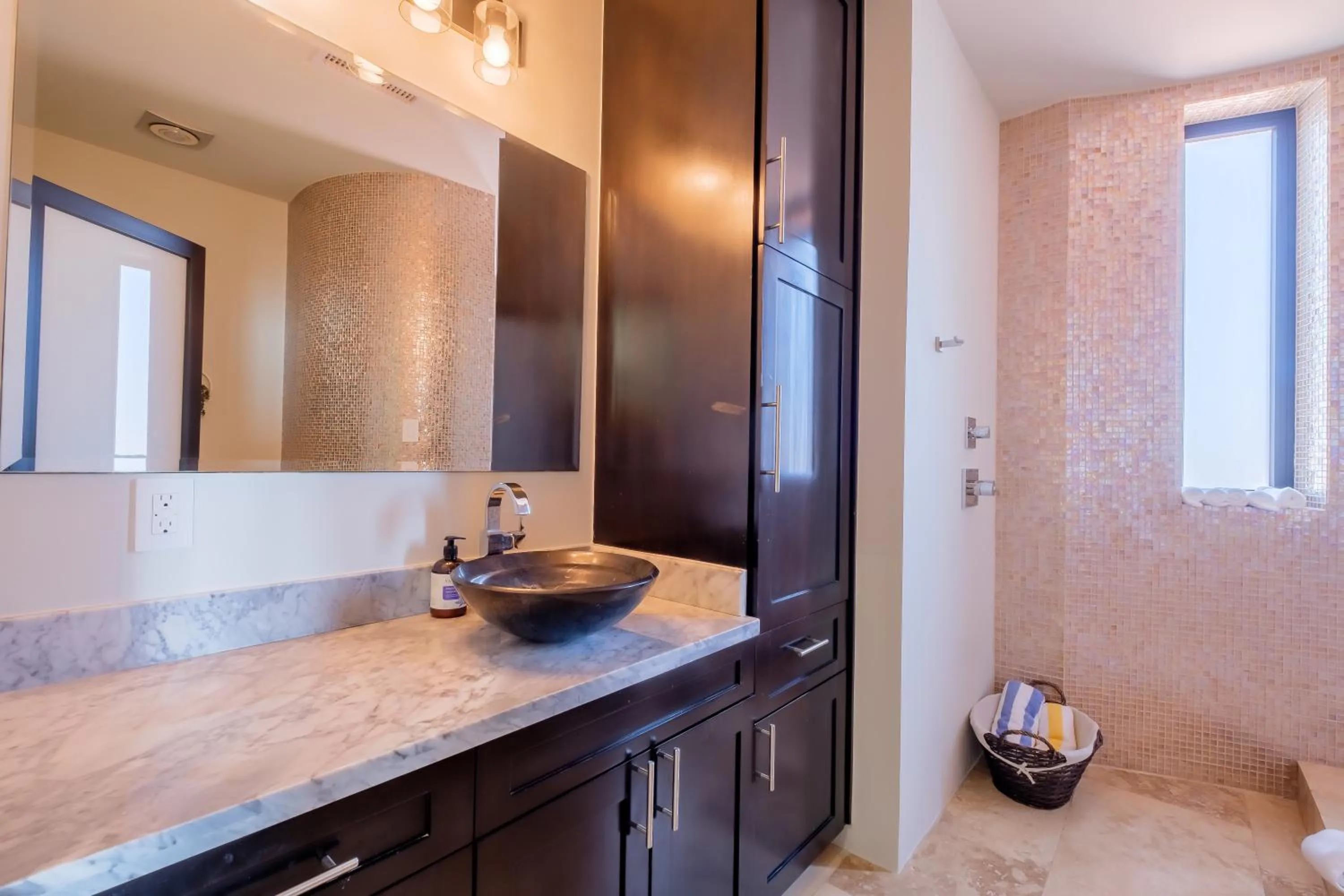 Bathroom in Diamante Beachfront Suites