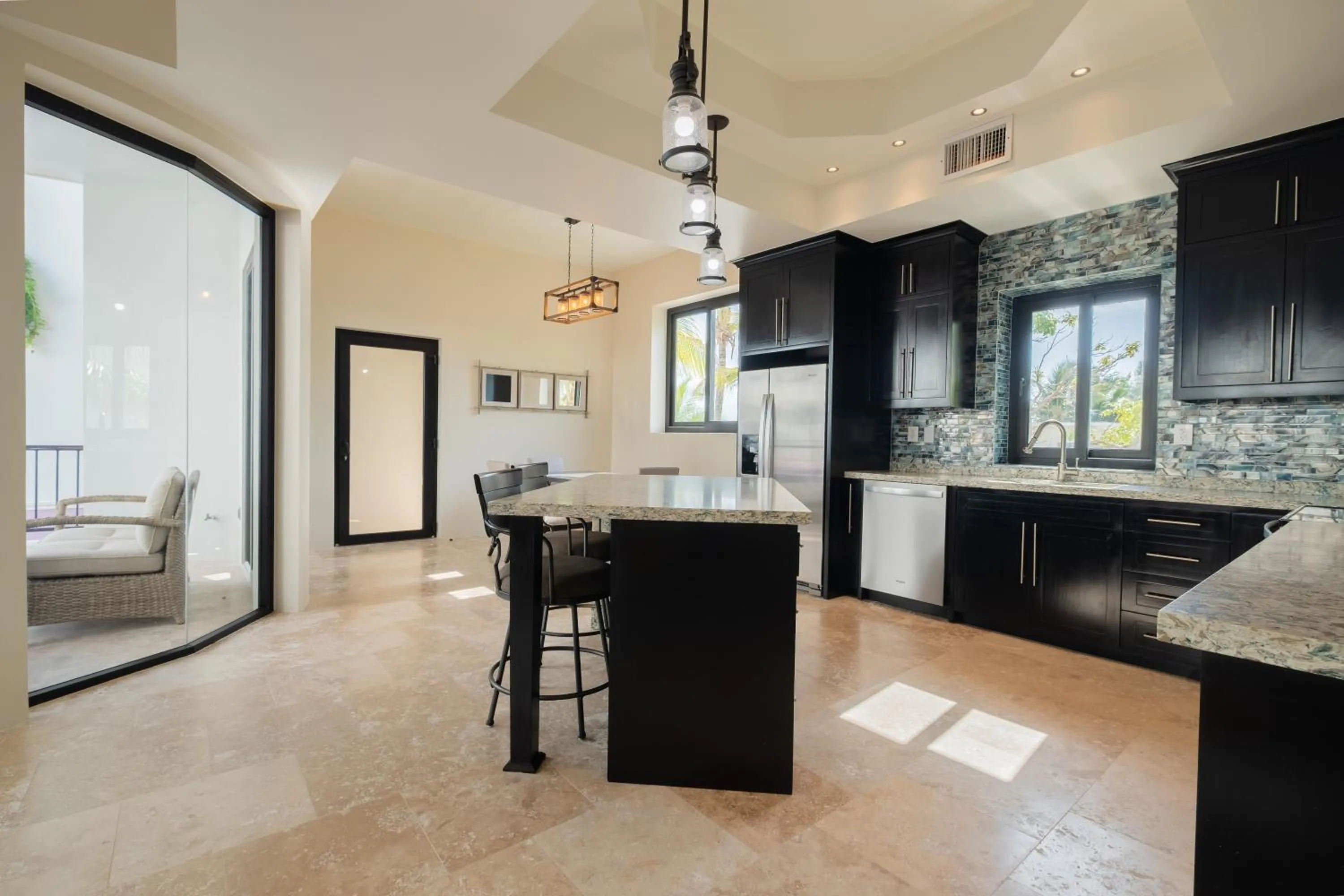 kitchen in Diamante Beachfront Suites