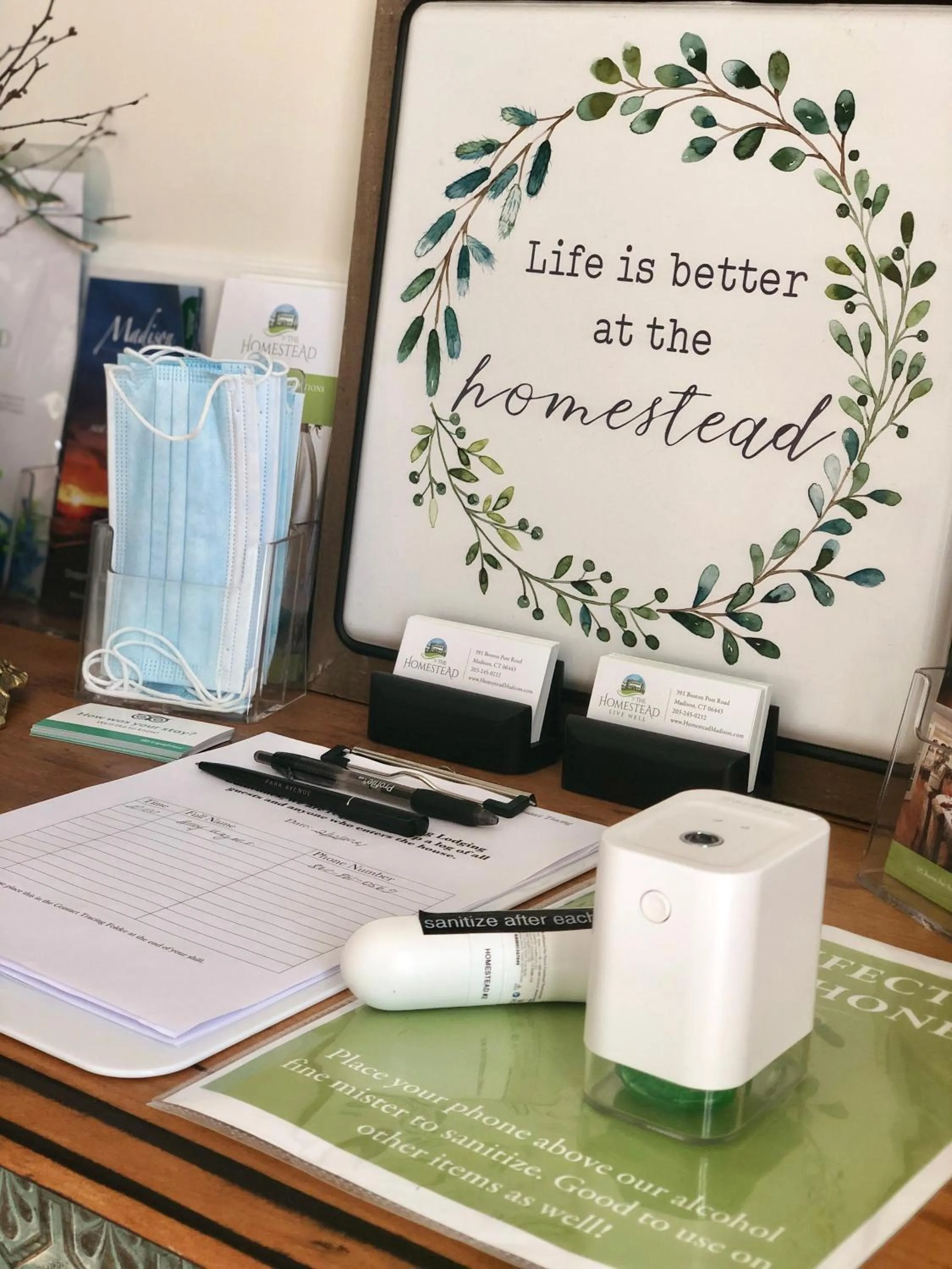 Lobby or reception in The Homestead