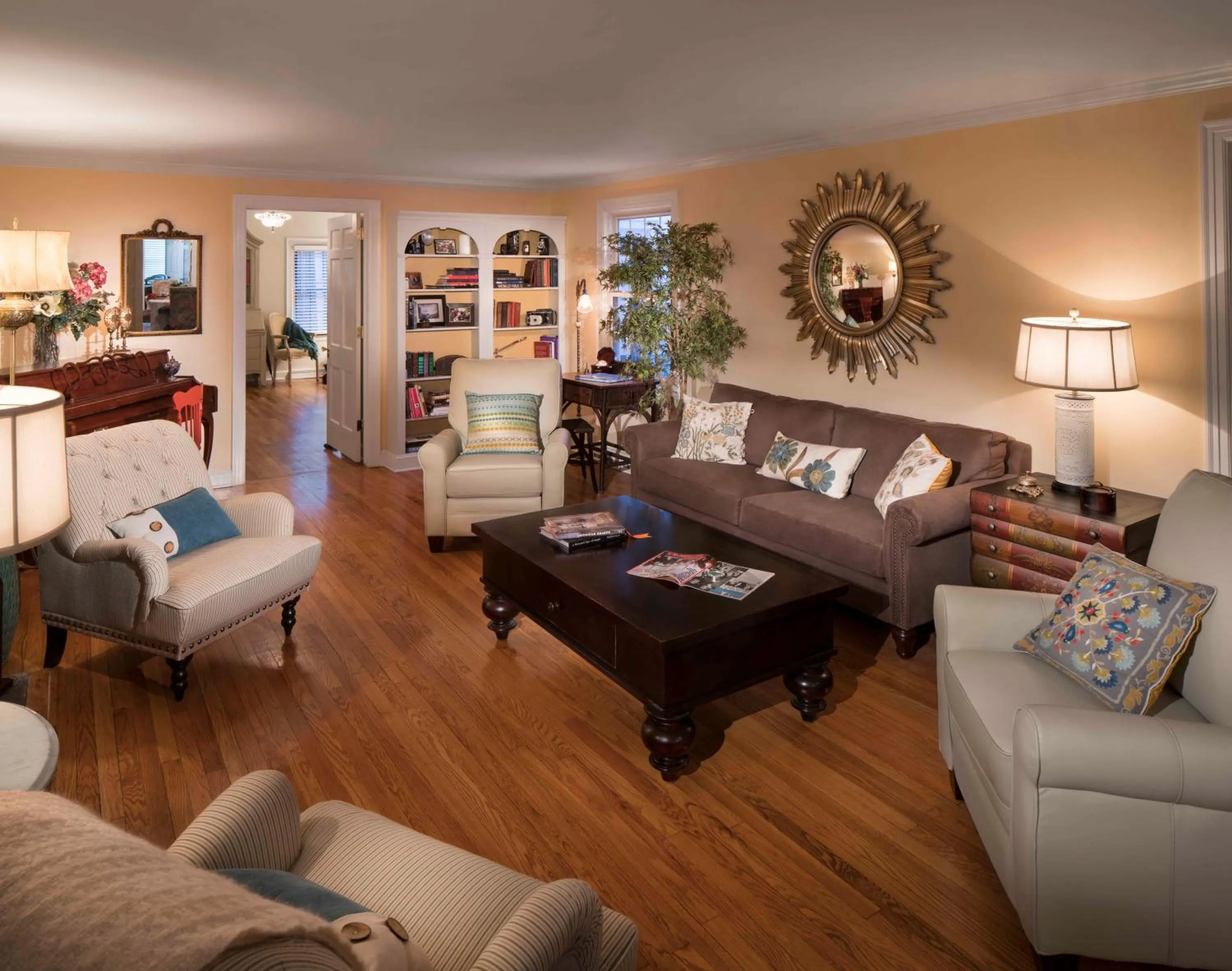 Communal lounge/ TV room in The Homestead