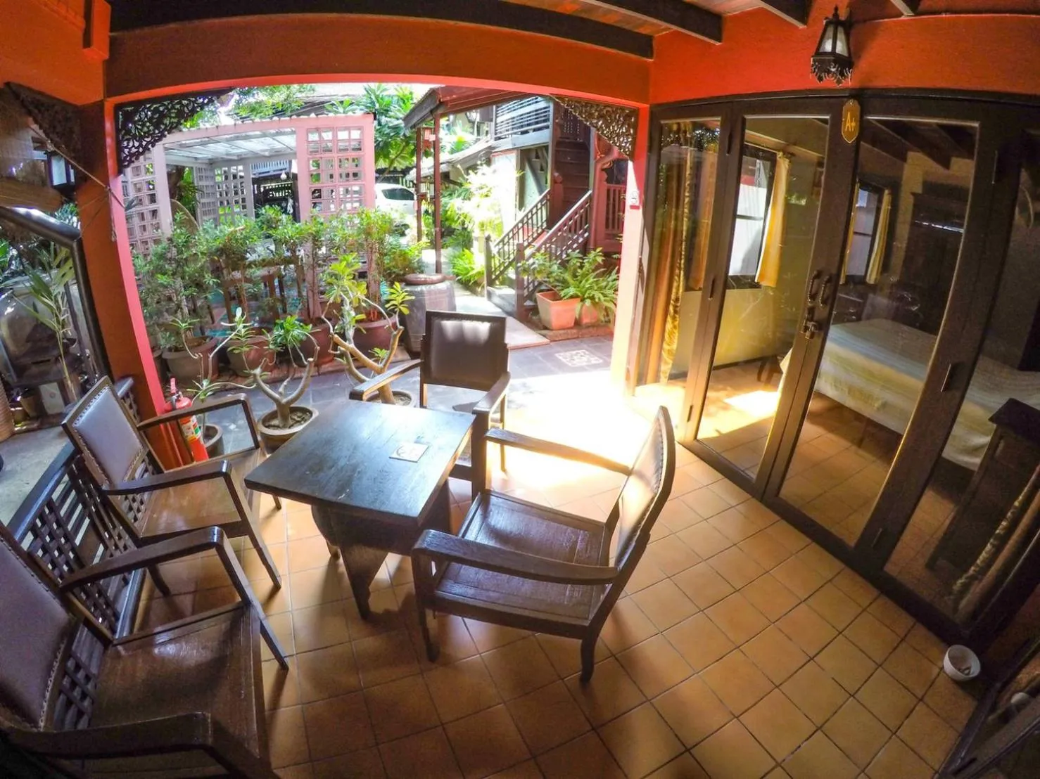 Seating area in The Riverside Guest House