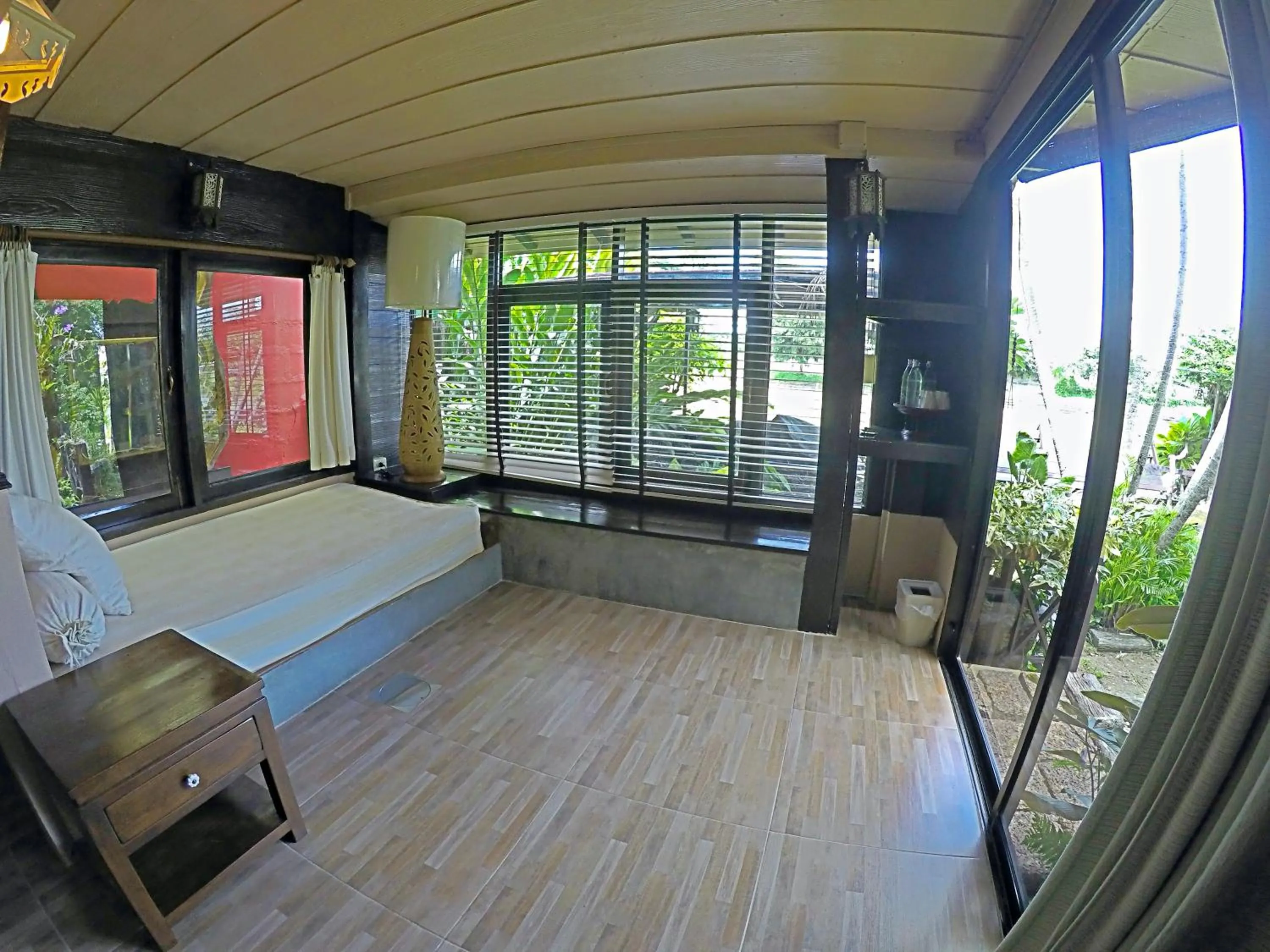 Bed in The Riverside Guest House