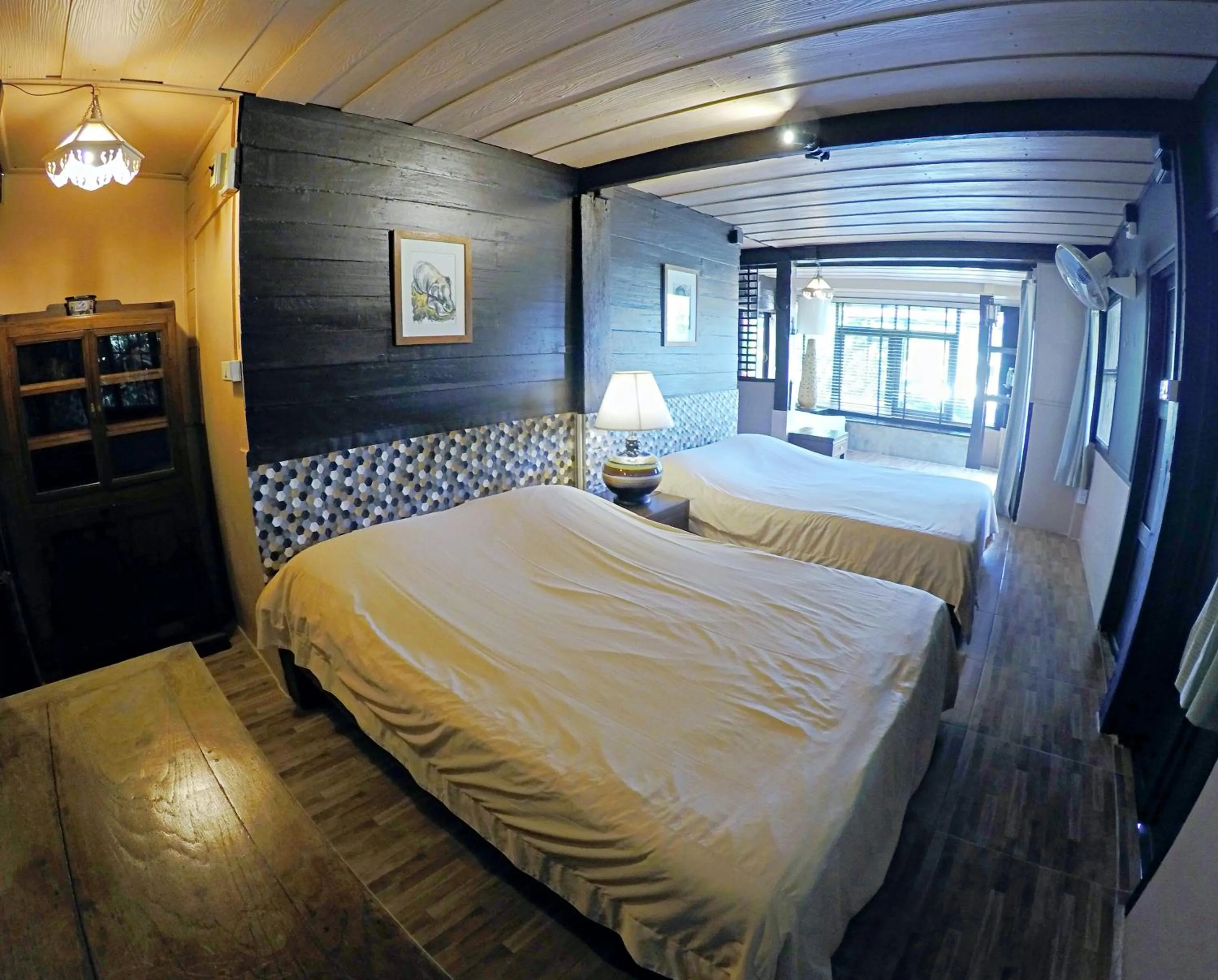 Bed in The Riverside Guest House