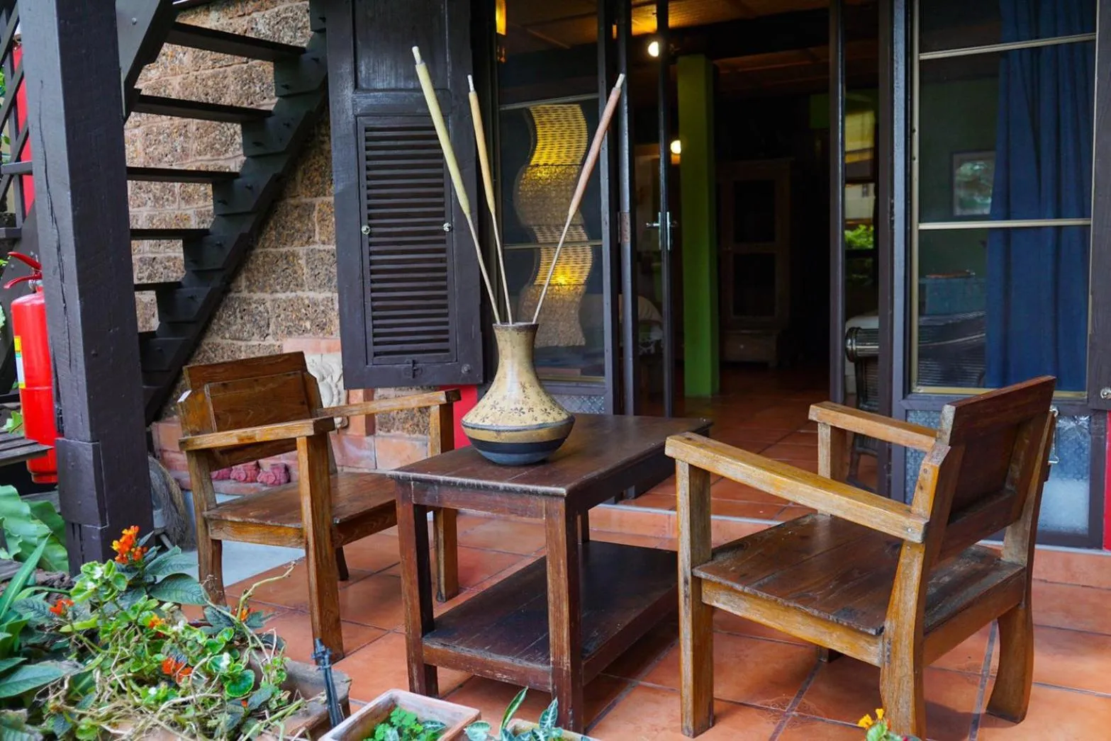Seating area in The Riverside Guest House