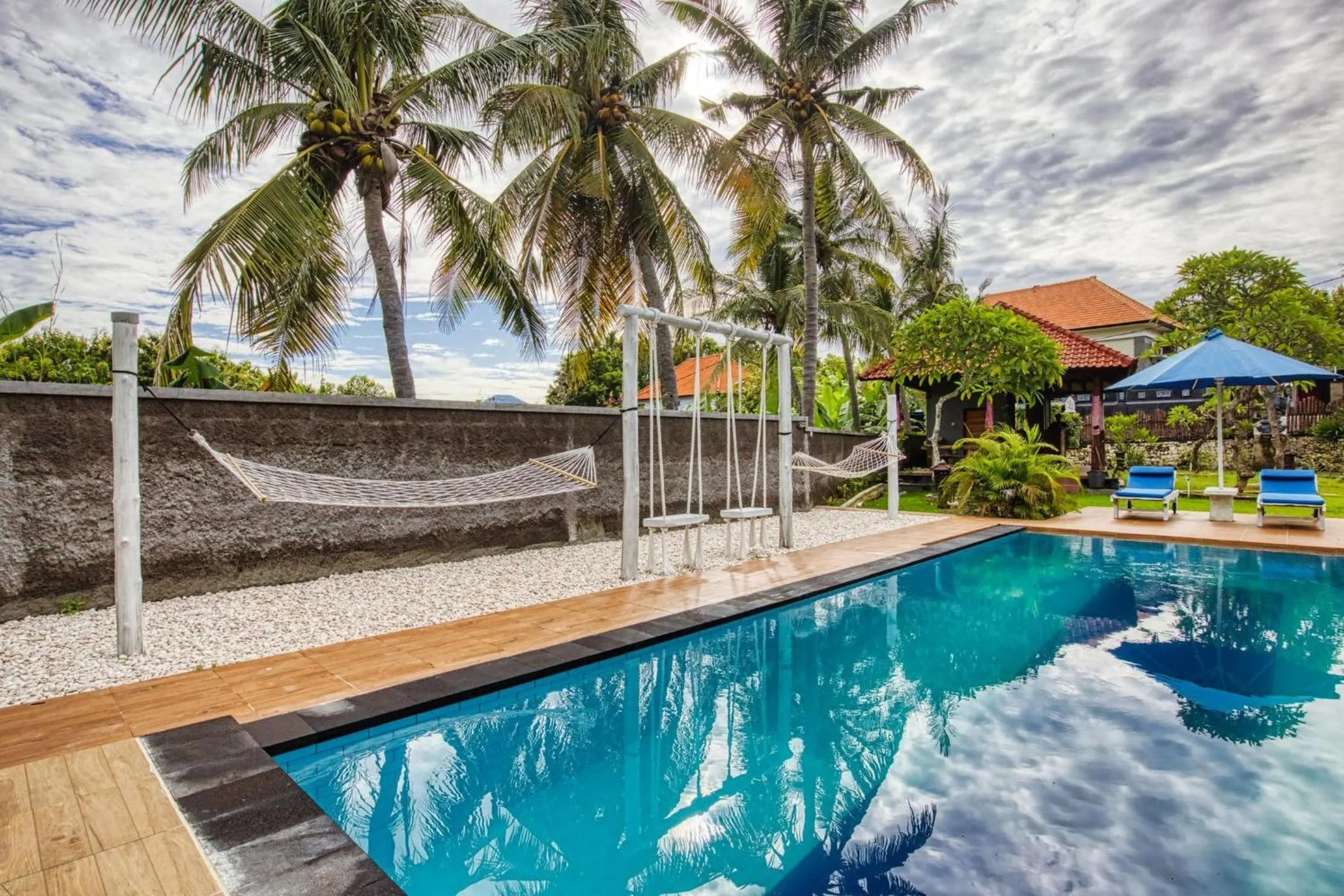 Swimming pool in Megaland Bungalow