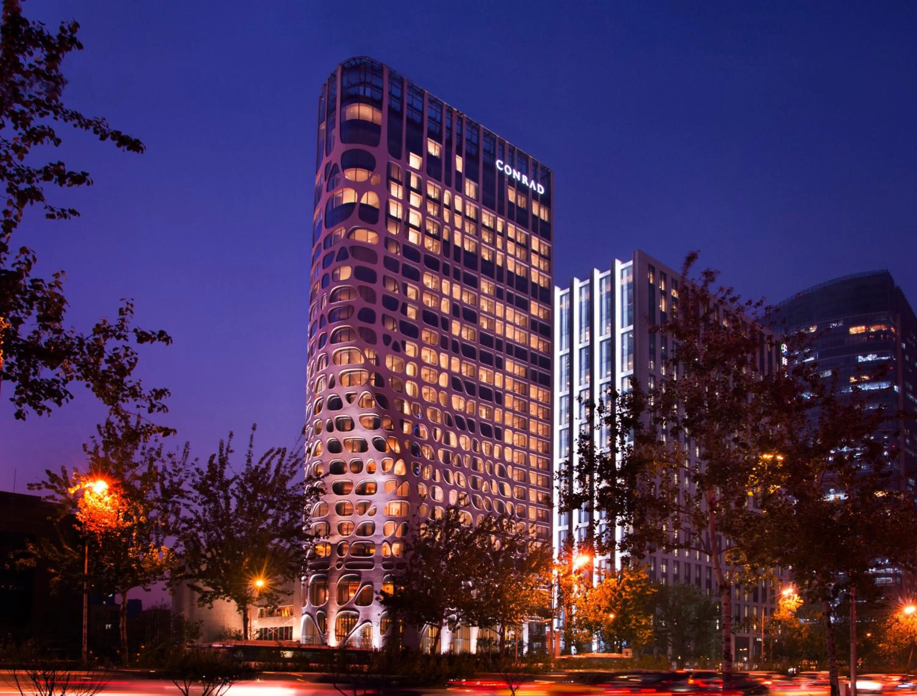 Property building in Conrad Beijing by Hilton