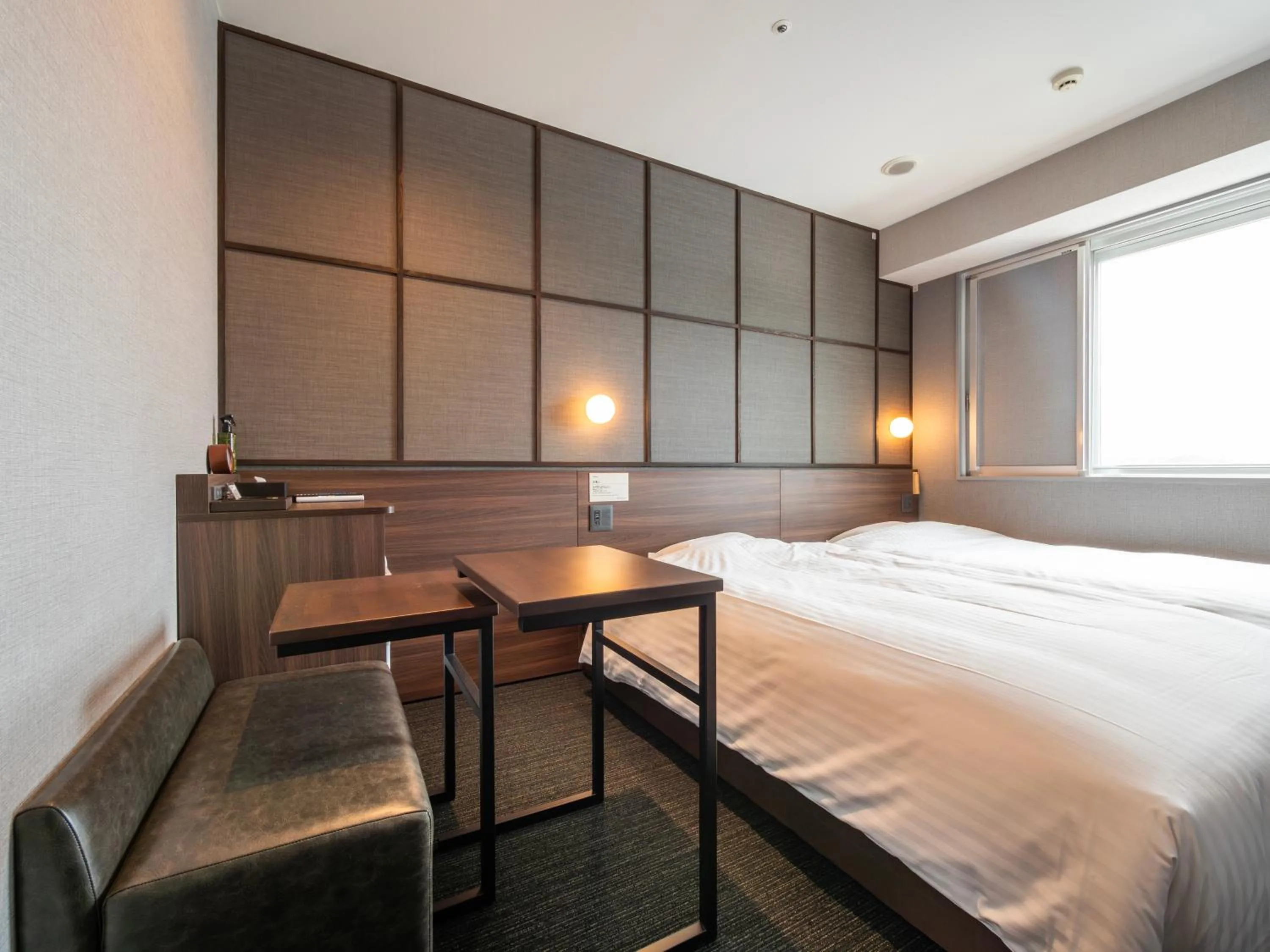 Bed in Super Hotel Premier JR Nara Eki