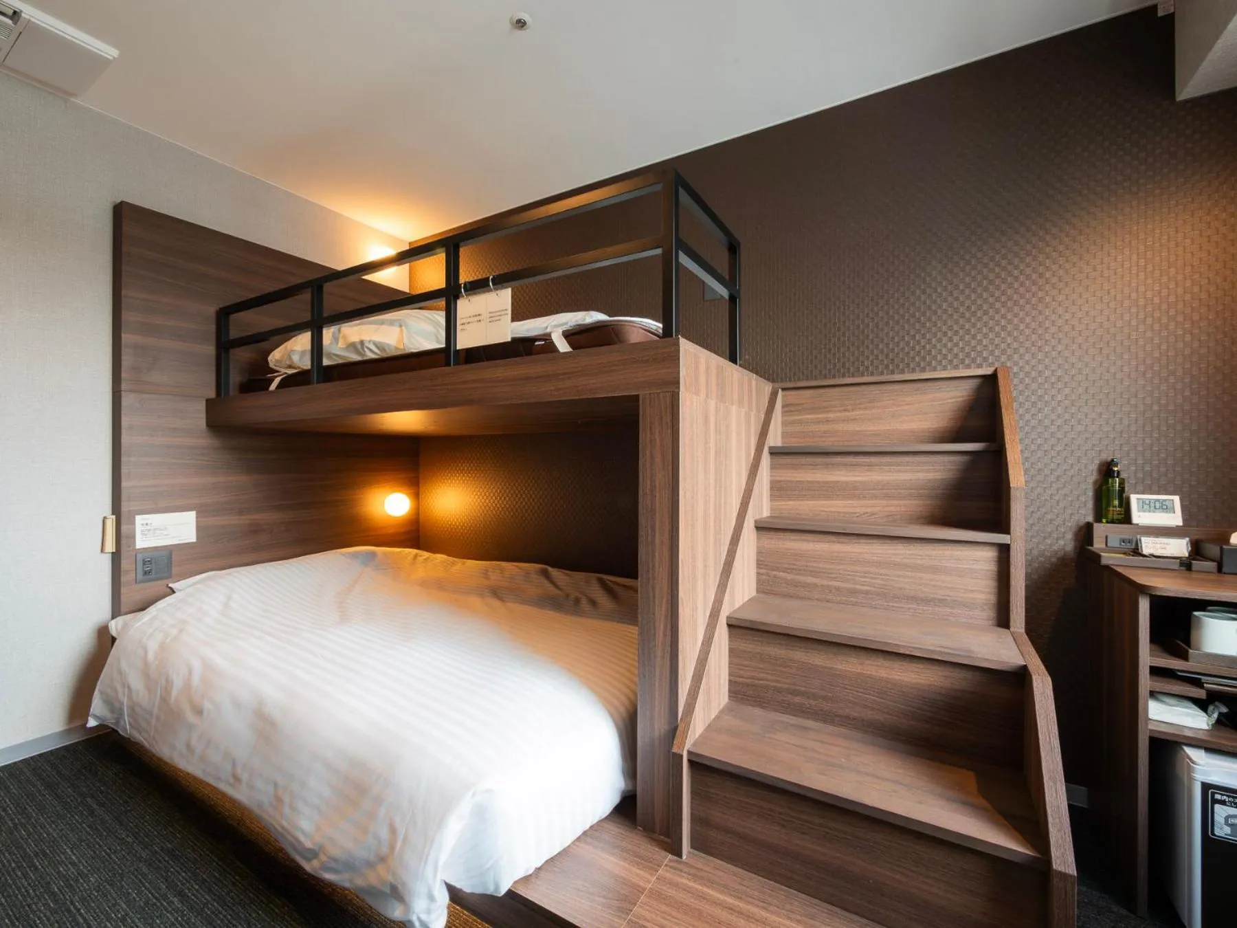 Bed in Super Hotel Premier JR Nara Eki