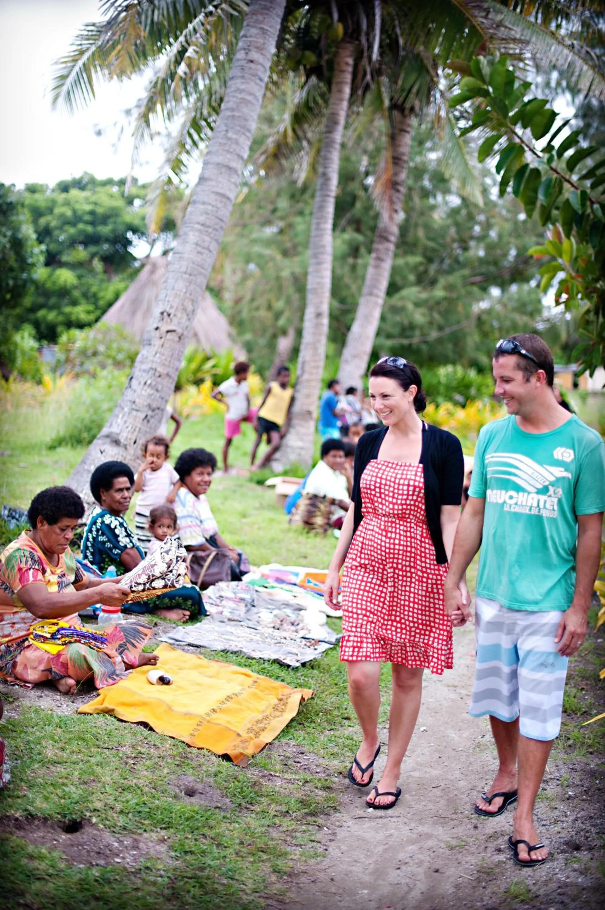 Guests in Yasawa Island Resort & Spa