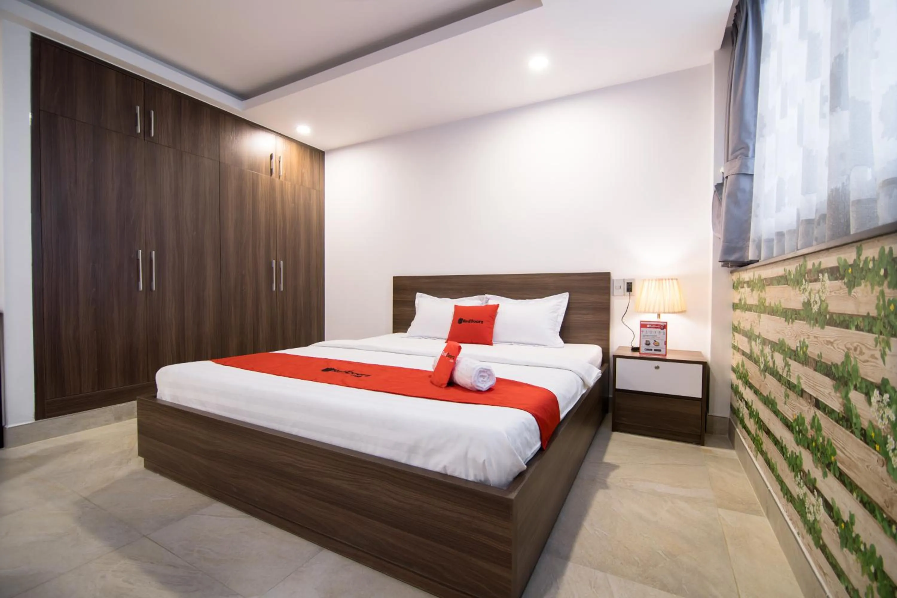Bed in AHA Residence Hotel