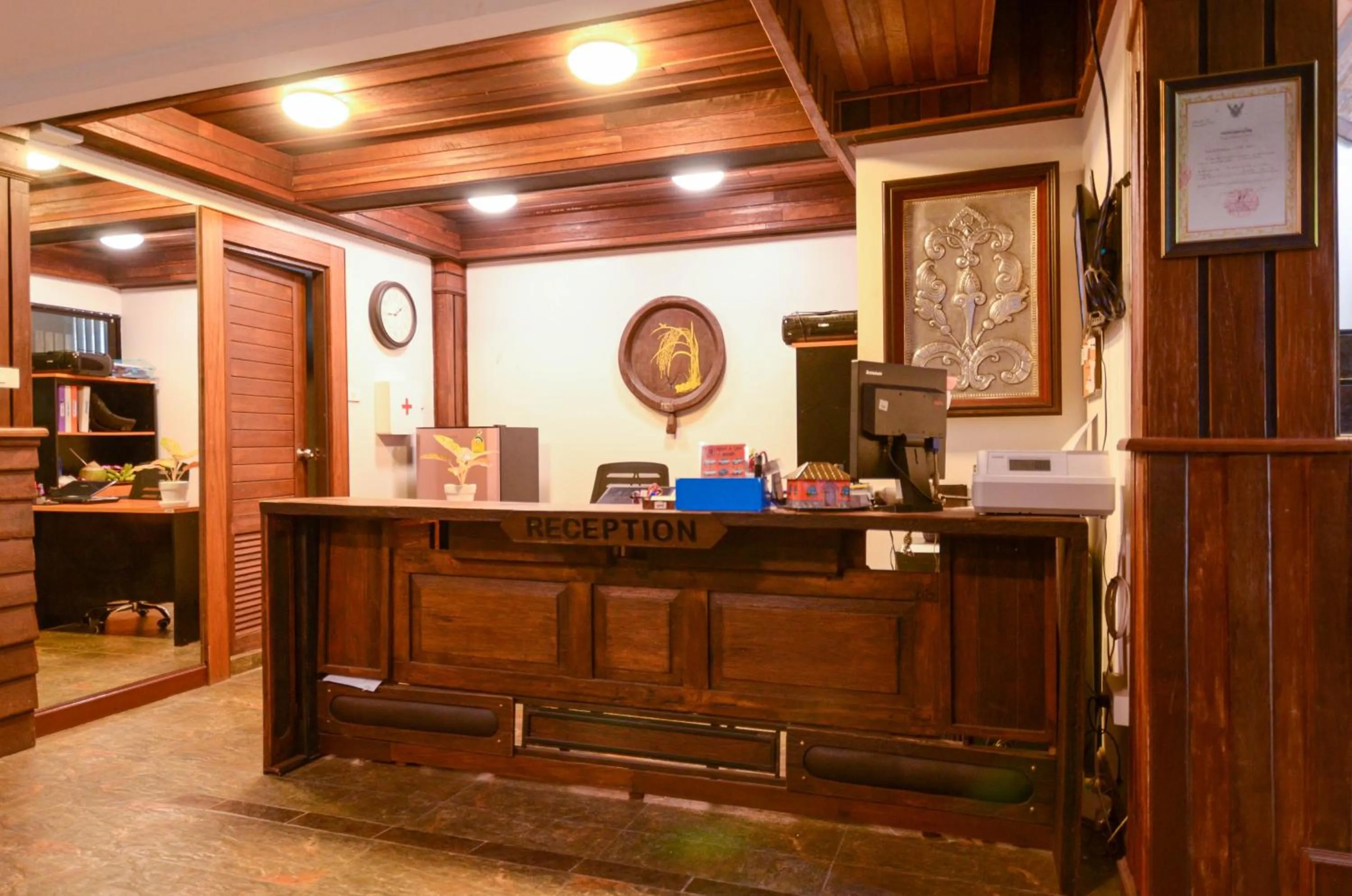 Lobby or reception in Nature Boutique Hotel @ Chiangmai