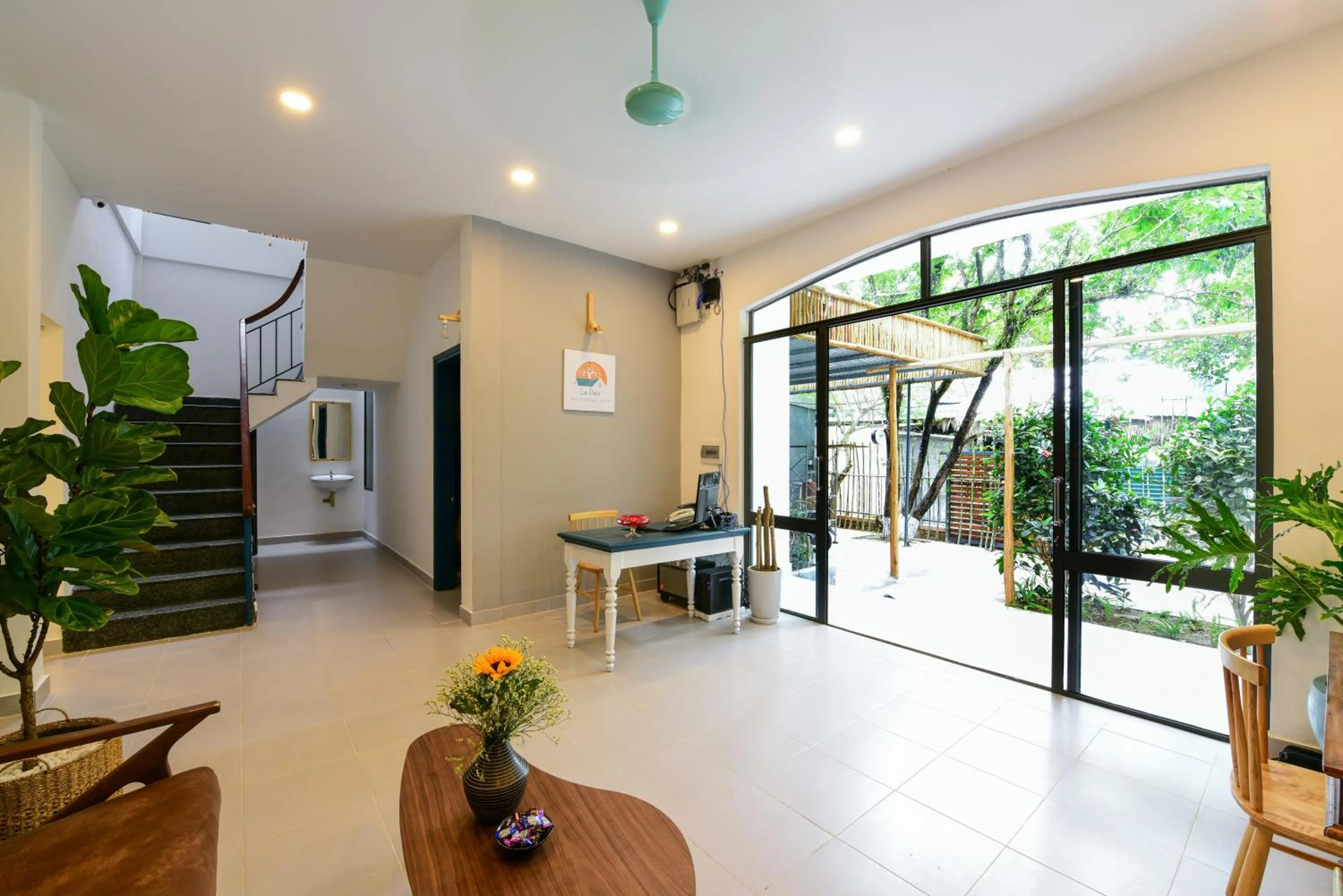 Lobby or reception in La Paix Hue