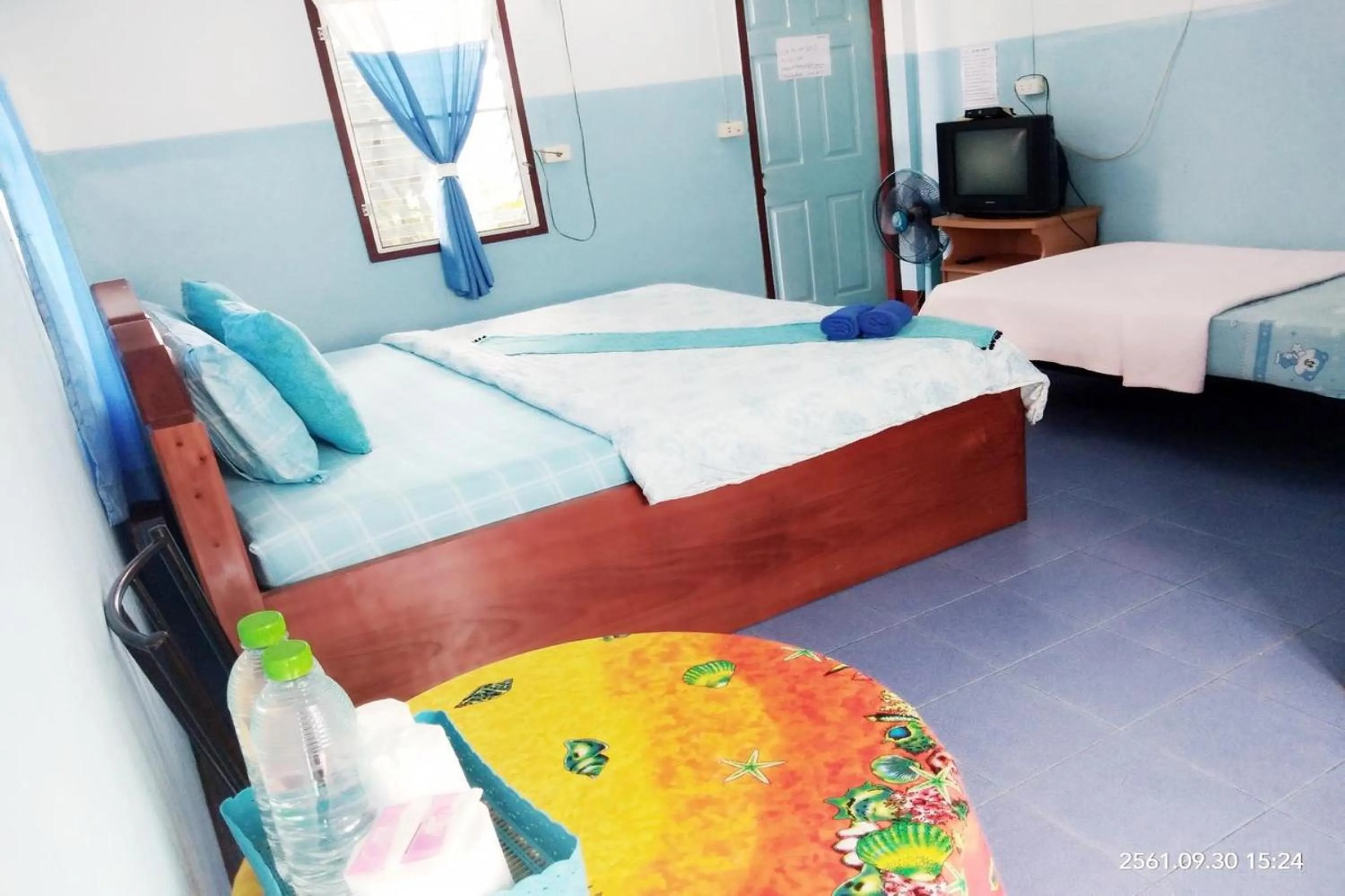 Bed in Blue House Pai