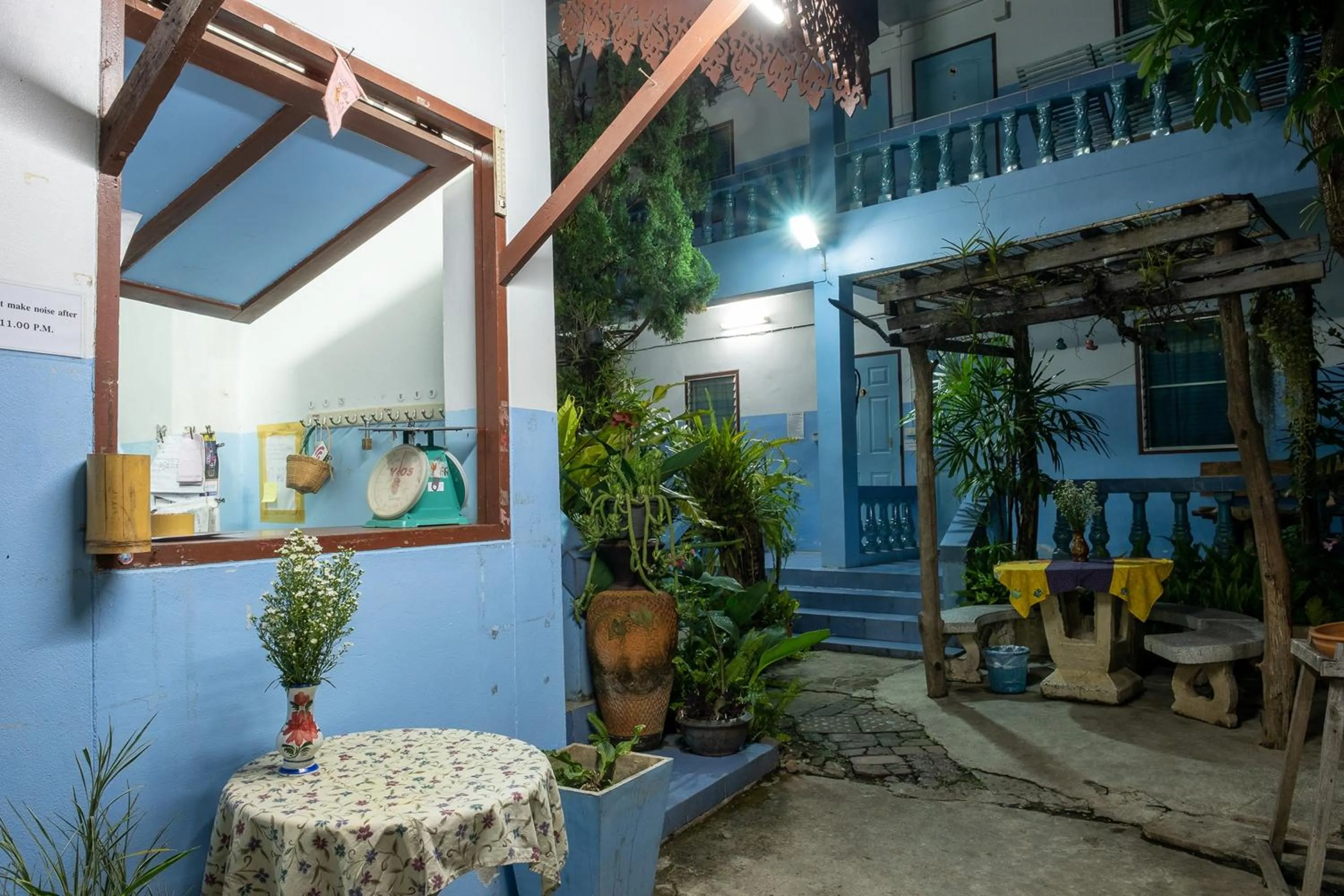 Lobby or reception in Blue House Pai