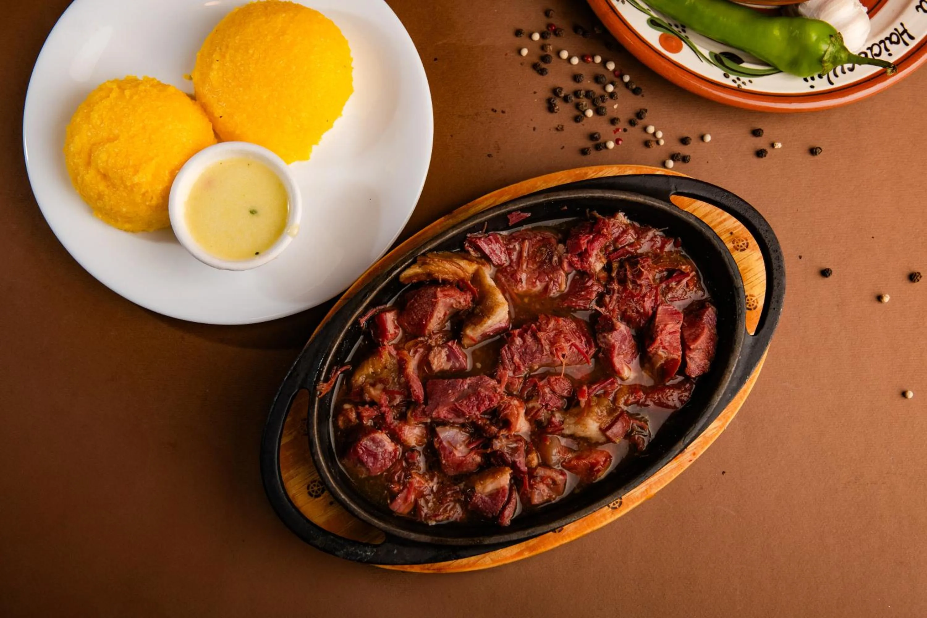 Food close-up in Hotel Fantanita Haiducului