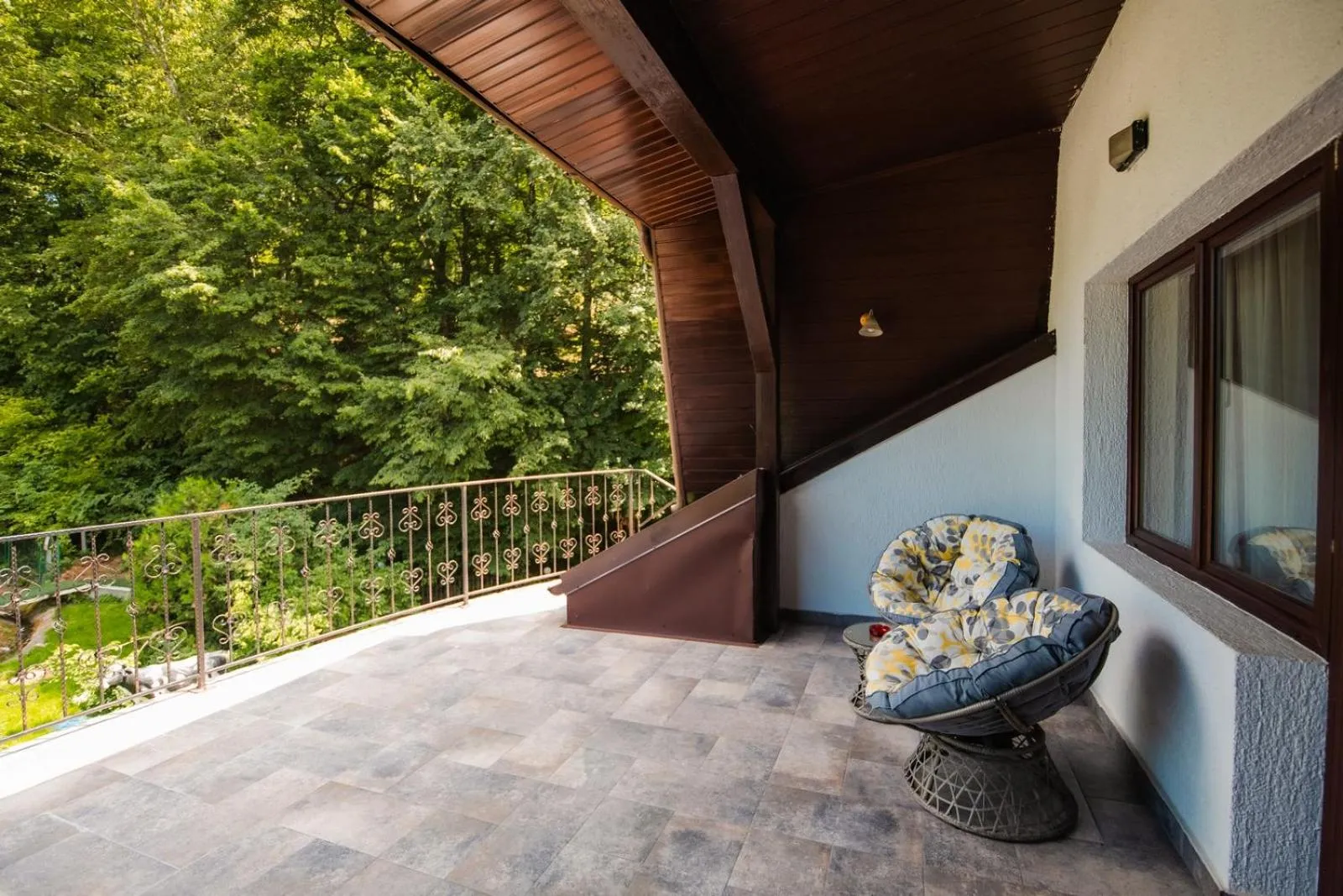 Balcony/Terrace in Hotel Fantanita Haiducului