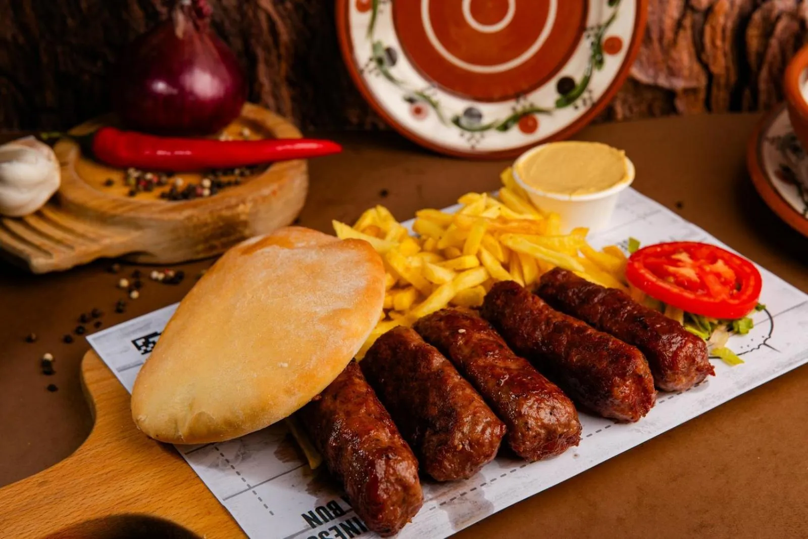 Food close-up in Hotel Fantanita Haiducului