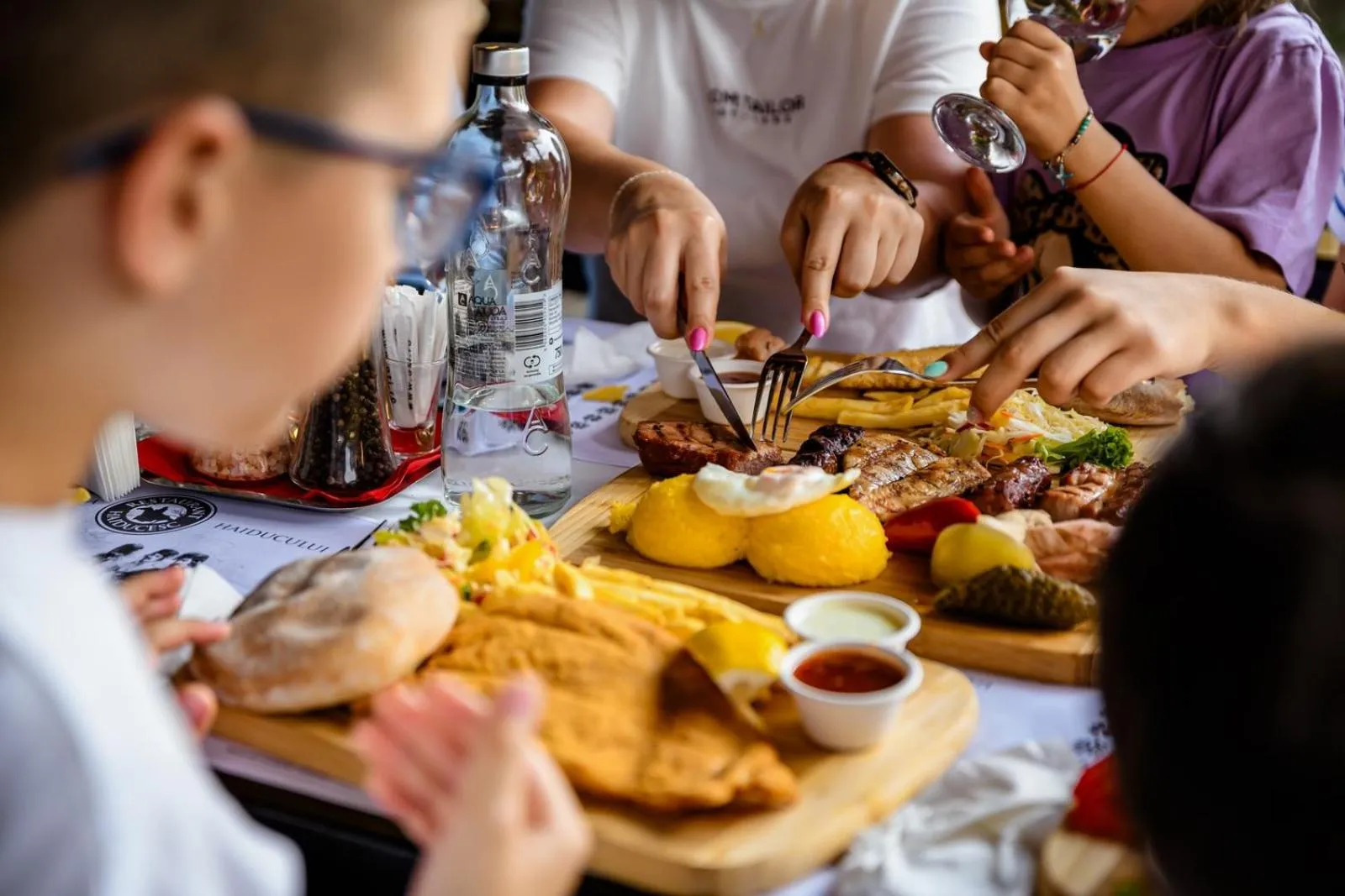 Food close-up in Hotel Fantanita Haiducului