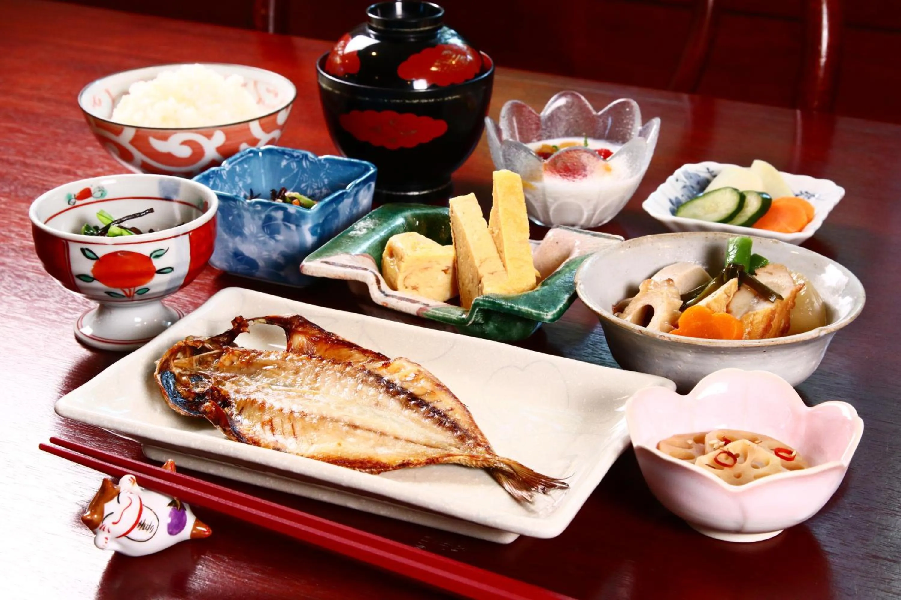 Breakfast in IZUNA INN & SPA - the veggie delights