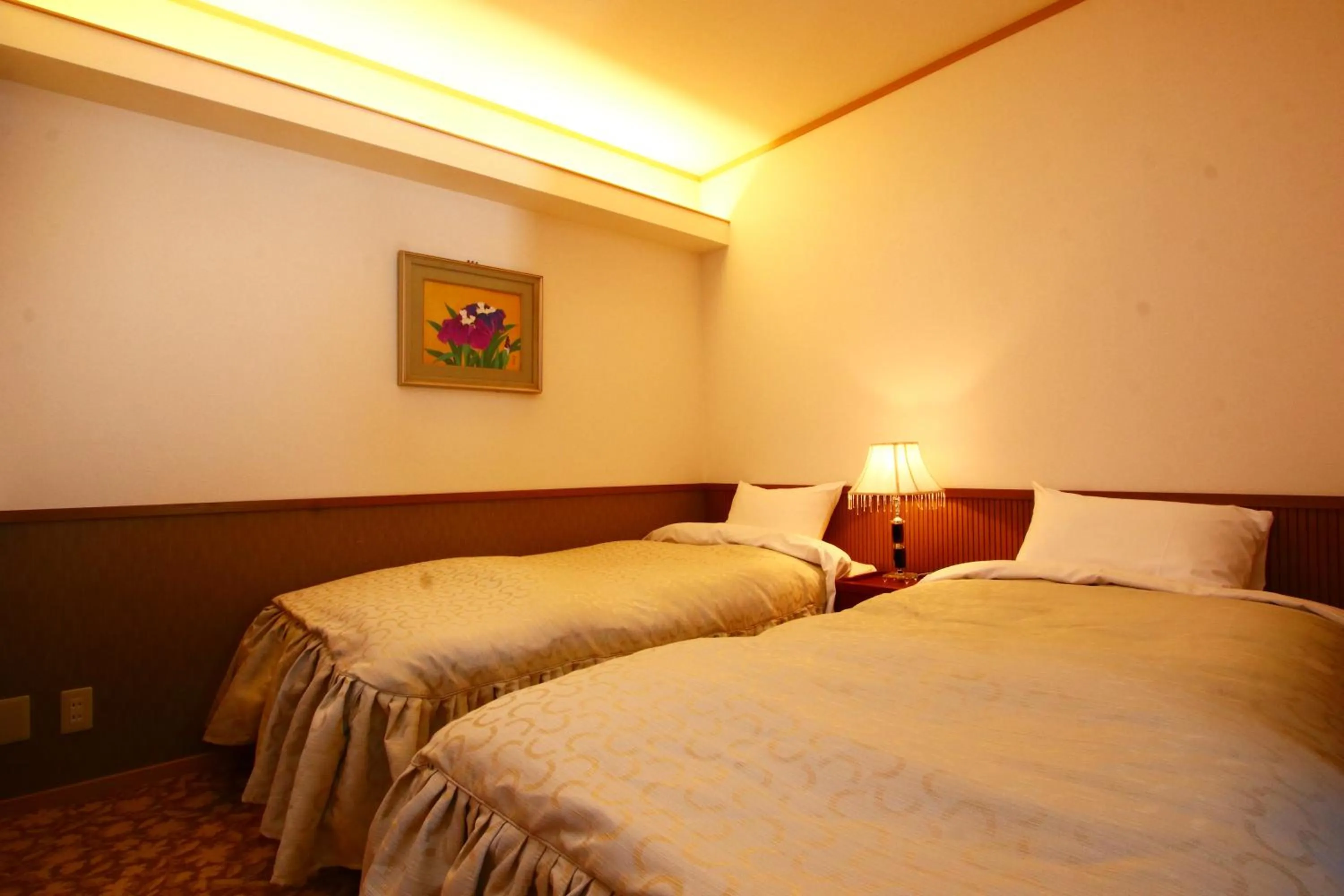 Photo of the whole room, Bed in IZUNA INN & SPA - the veggie delights