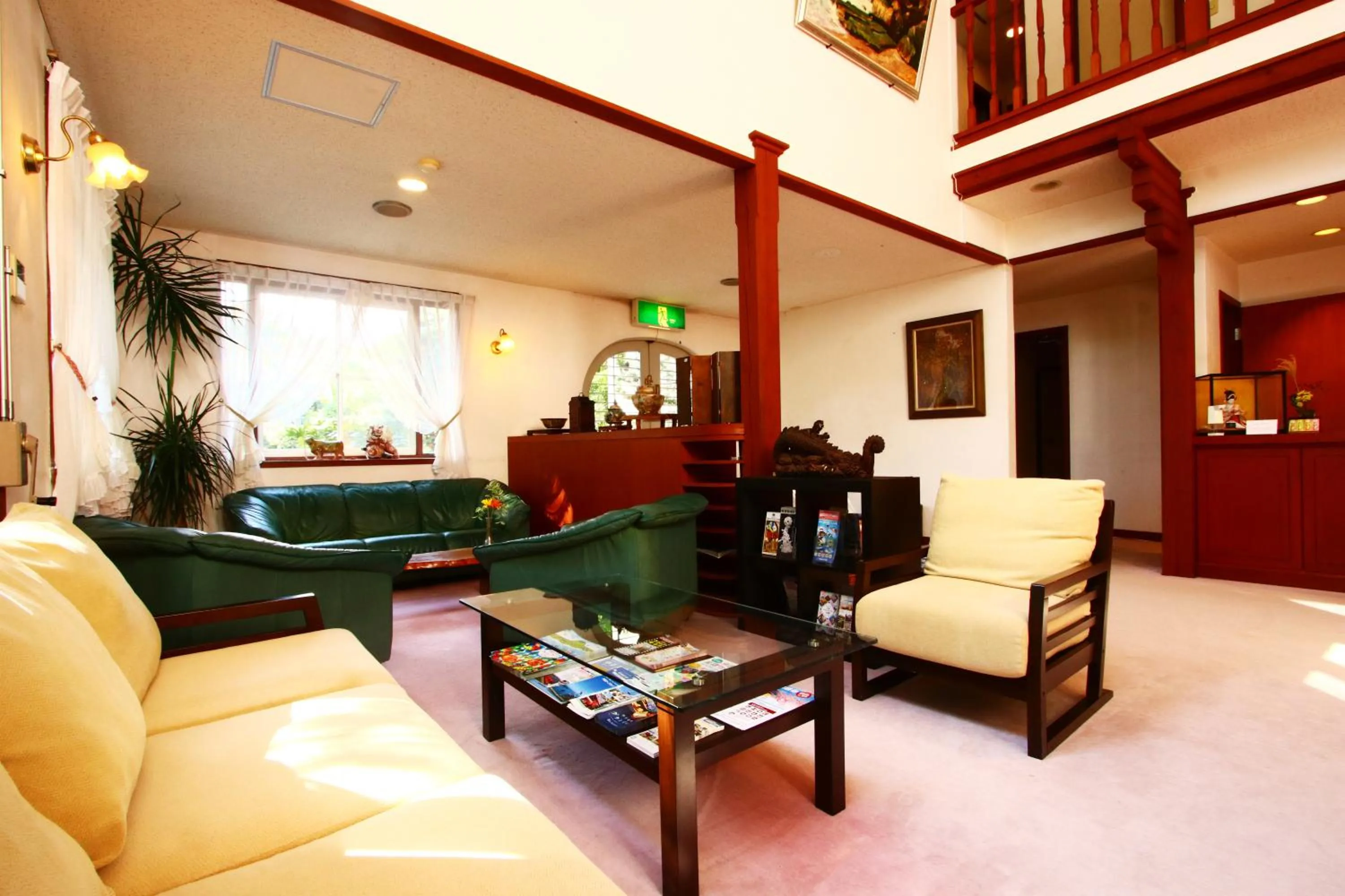 Lobby or reception in IZUNA INN & SPA - the veggie delights