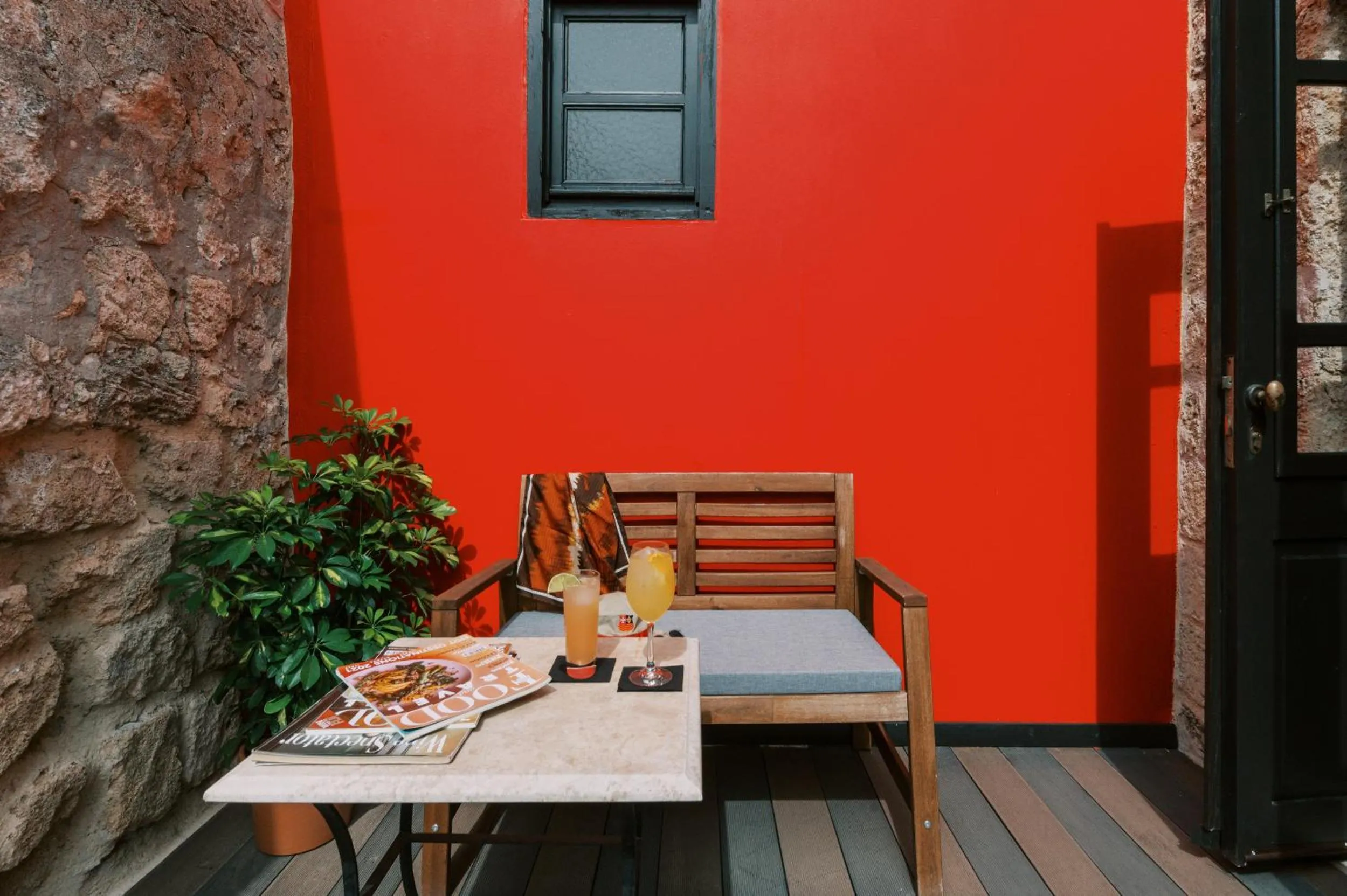 Balcony/Terrace in Zacosta Villa Hotel