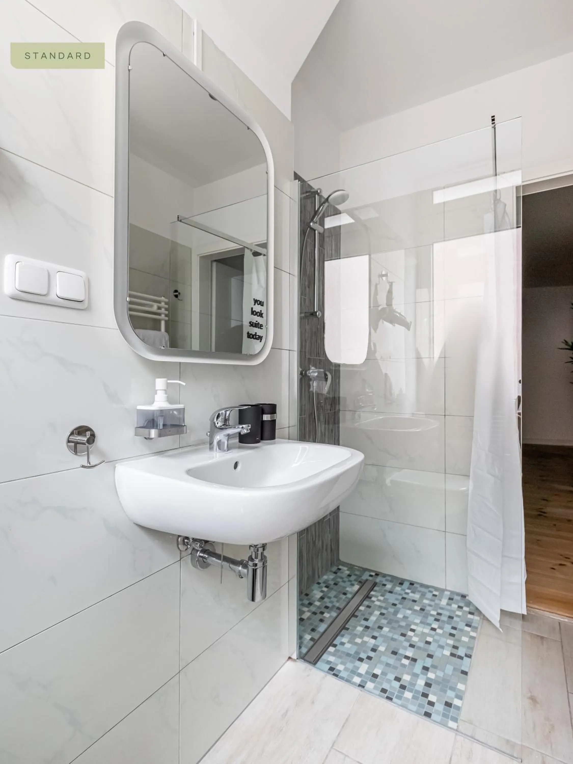 Bathroom in Apartments Berlin Aroser Allee