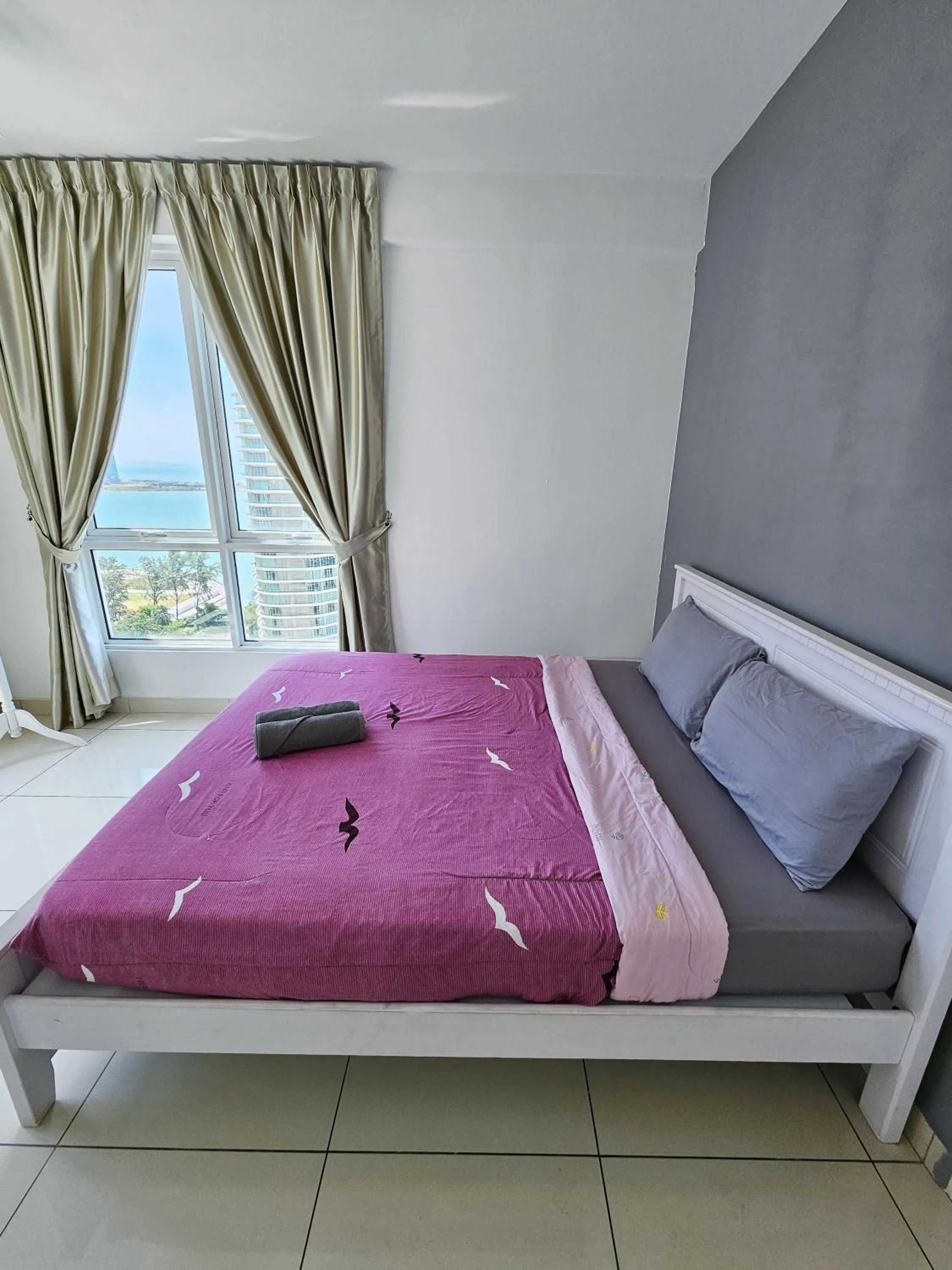 Bed in Mansion One by Sky Hive