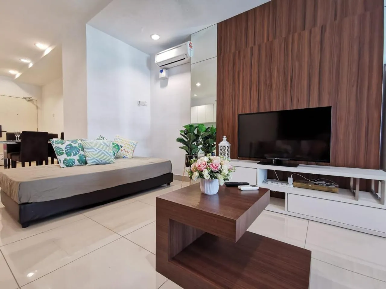 Bed in Mansion One by Sky Hive