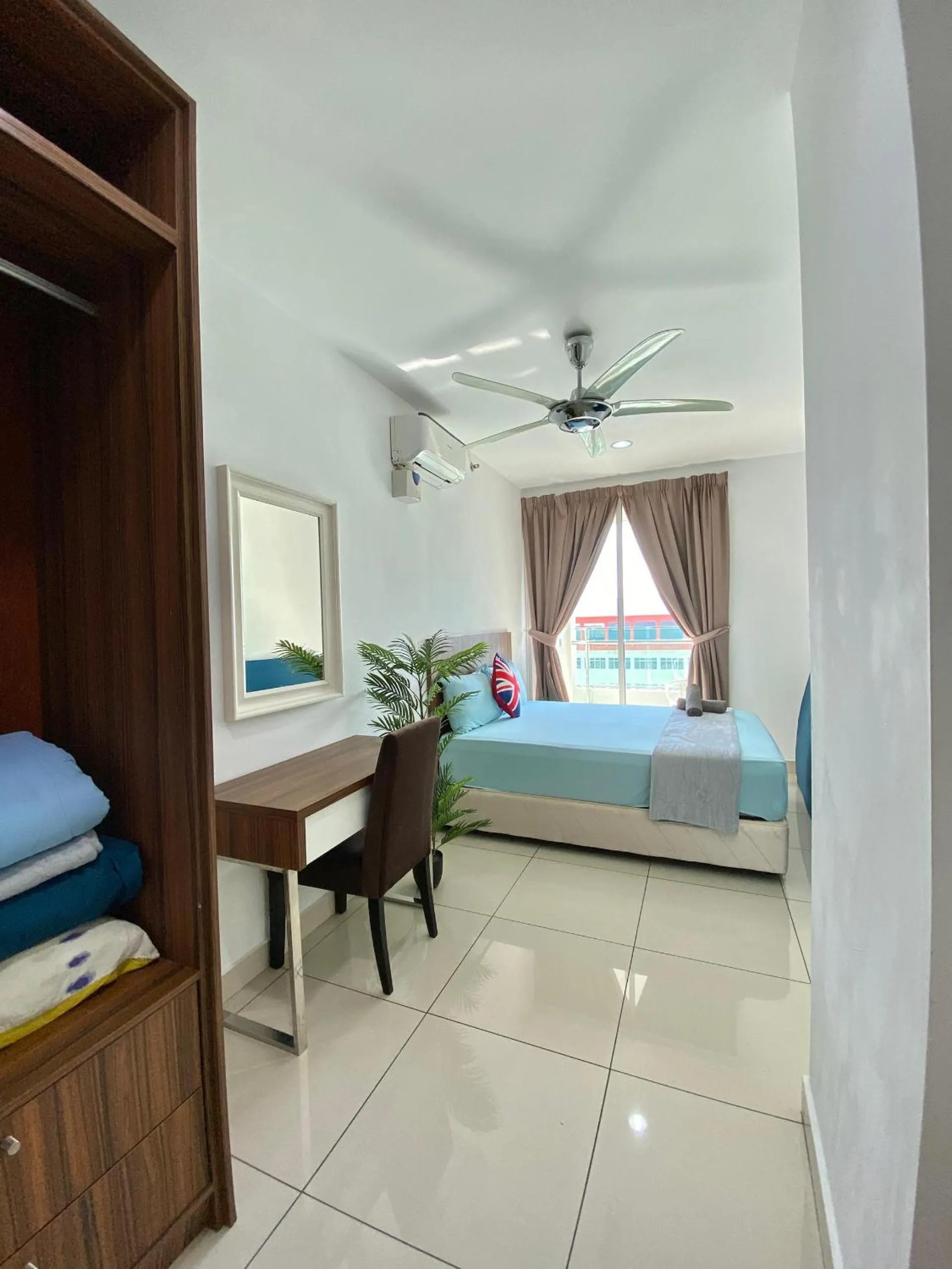 Bed in Mansion One by Sky Hive