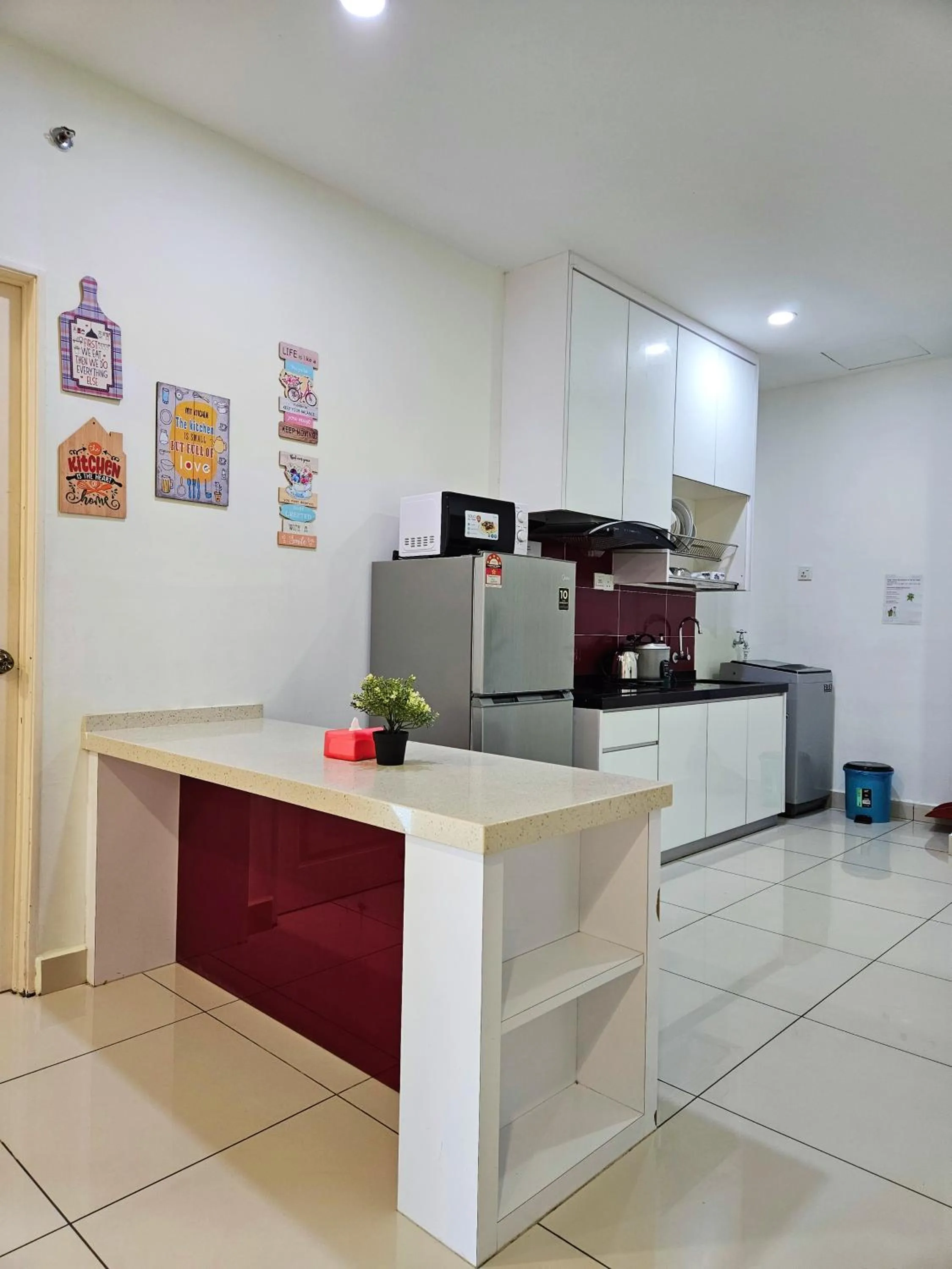 kitchen in Mansion One by Sky Hive