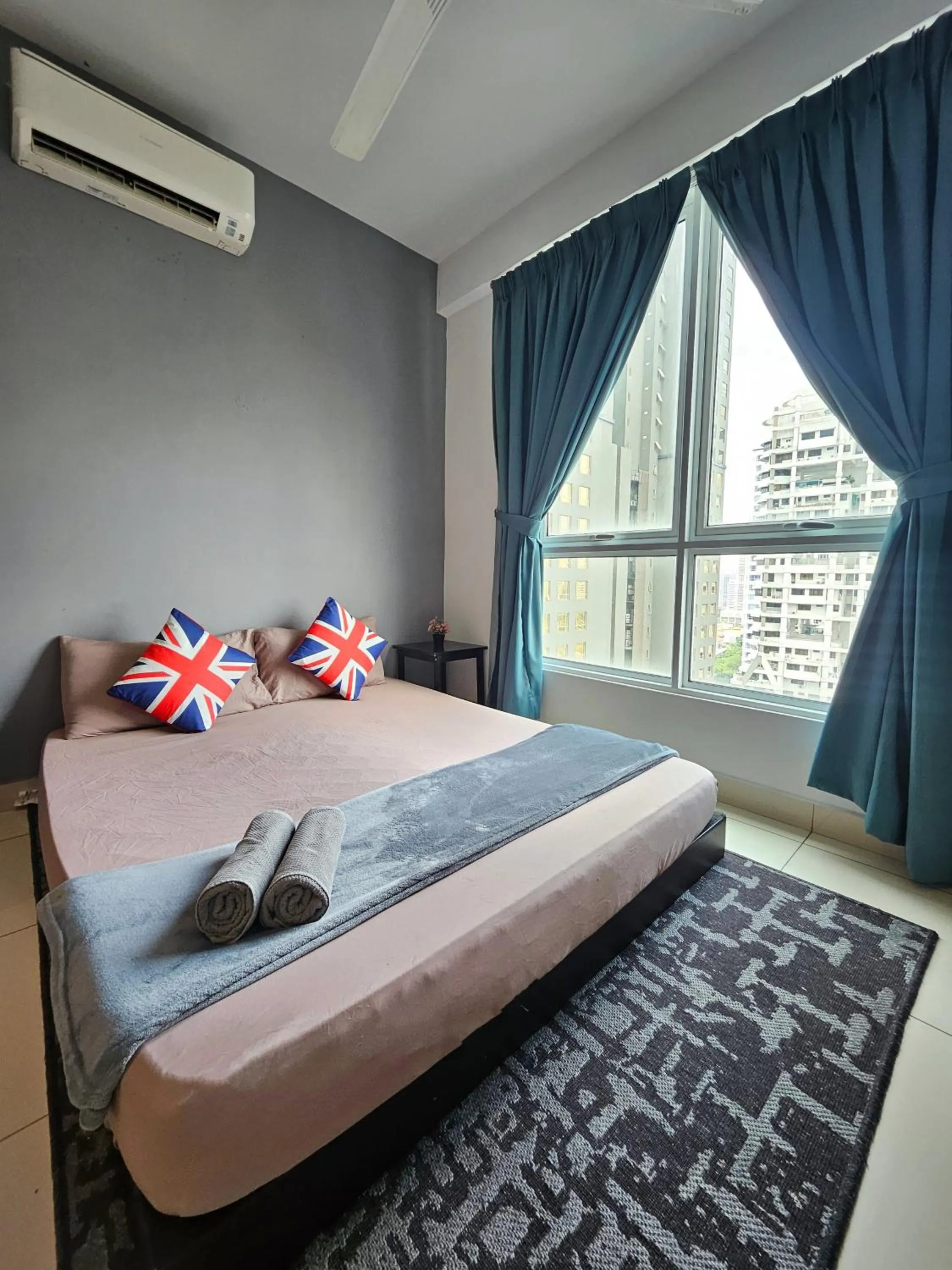 Bed in Mansion One by Sky Hive