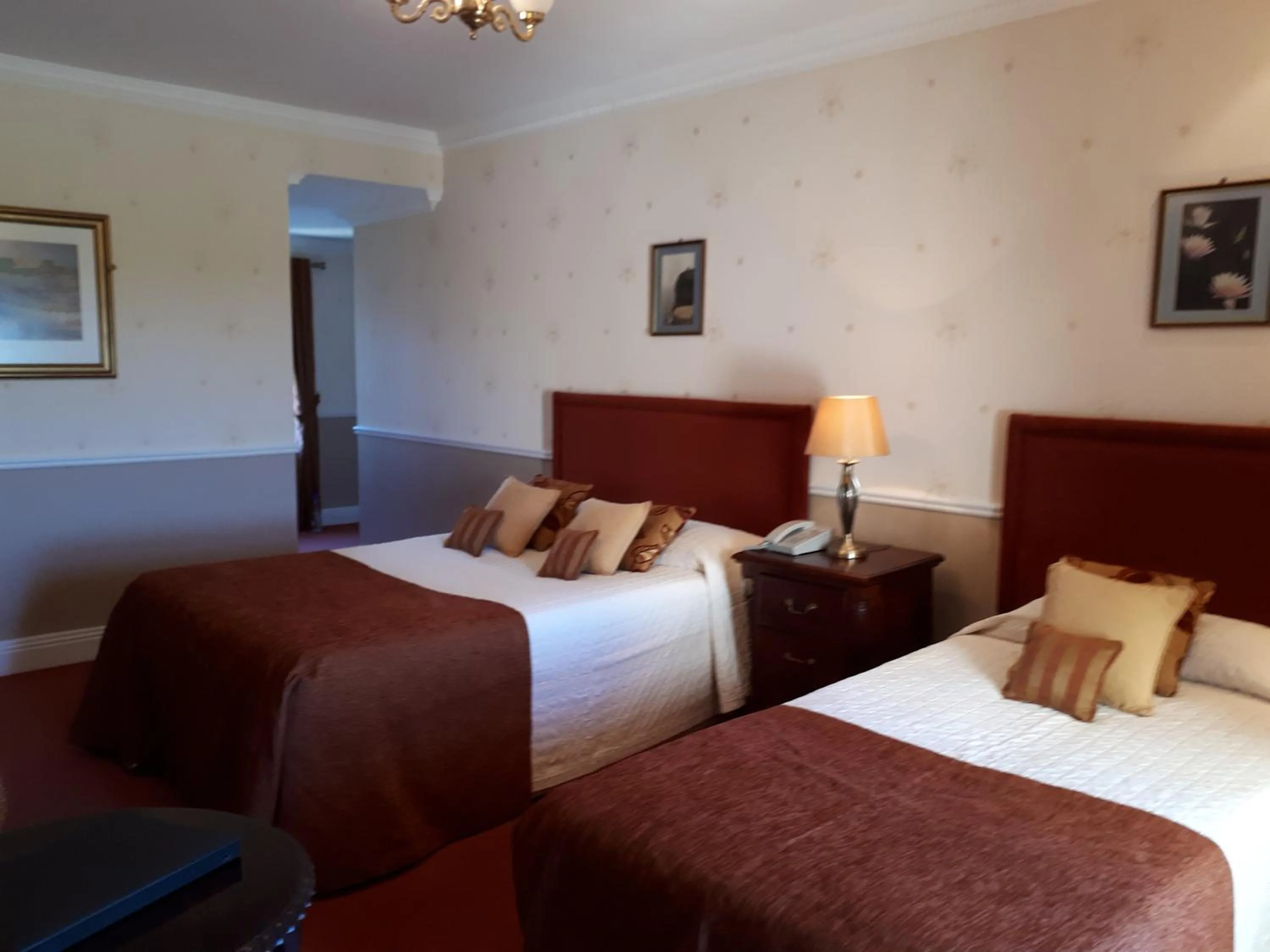 Bed in Aran View Country House and Lodge