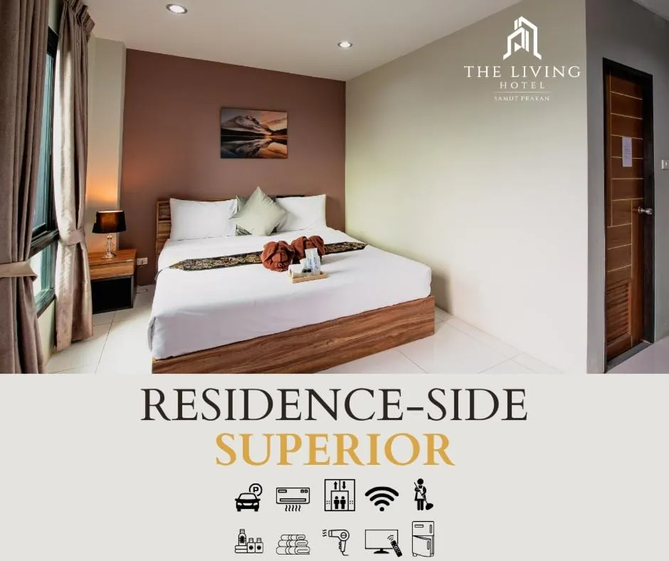 Bedroom, Bed in The Living Hotel SamutPrakan