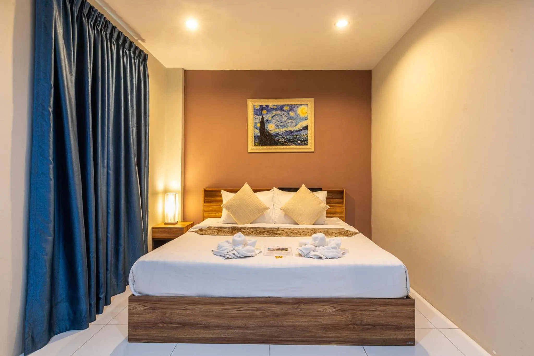 Bed in The Living Hotel SamutPrakan