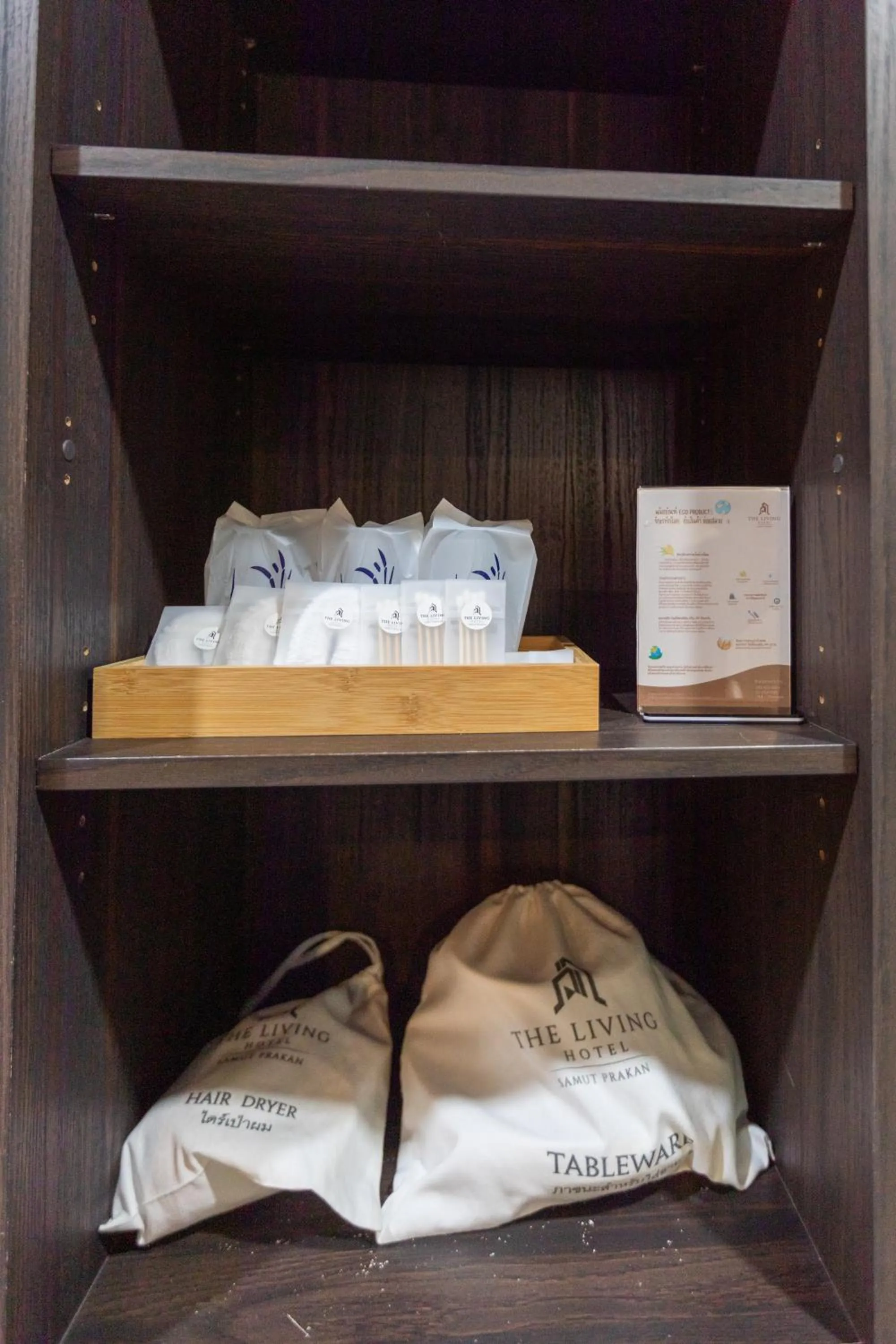 wardrobe in The Living Hotel SamutPrakan