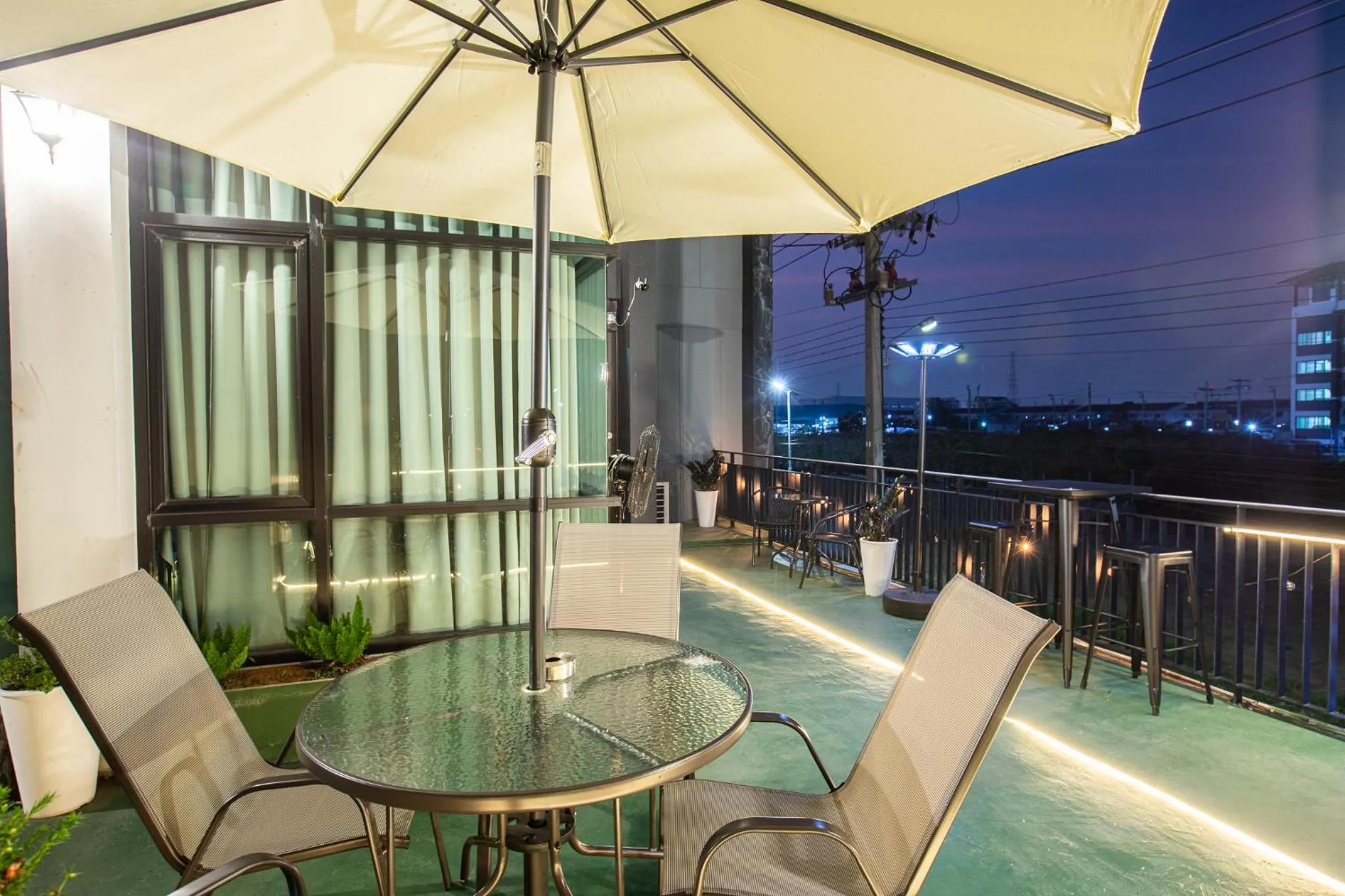 Balcony/Terrace in The Living Hotel SamutPrakan