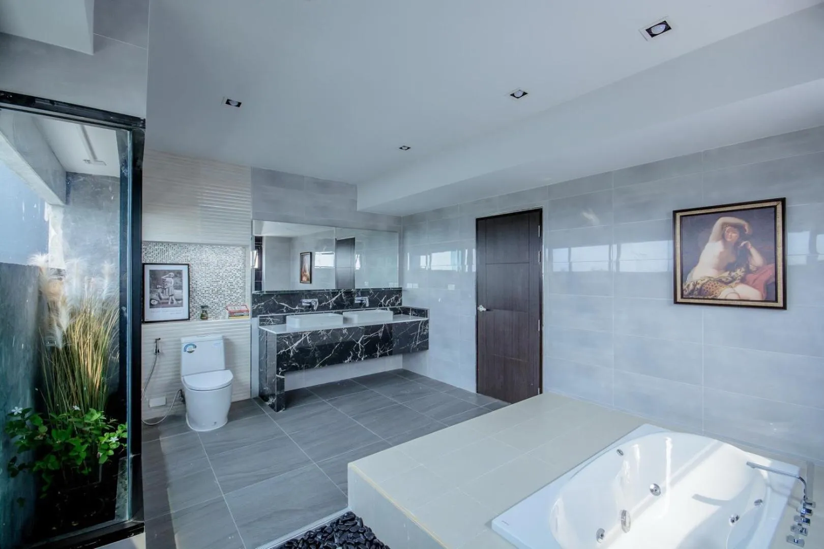 Toilet, Bed in The Living Hotel SamutPrakan