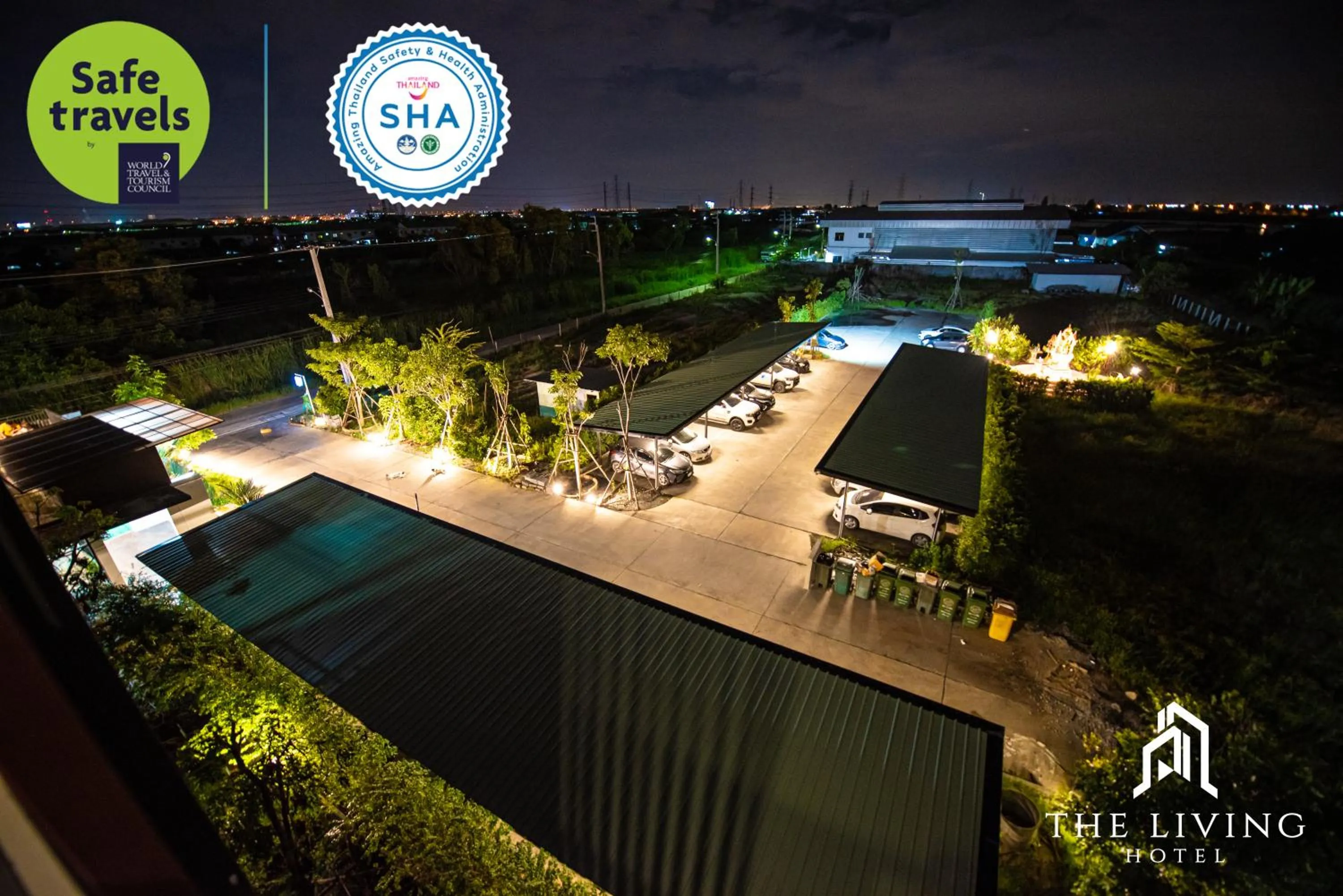 Parking in The Living Hotel SamutPrakan