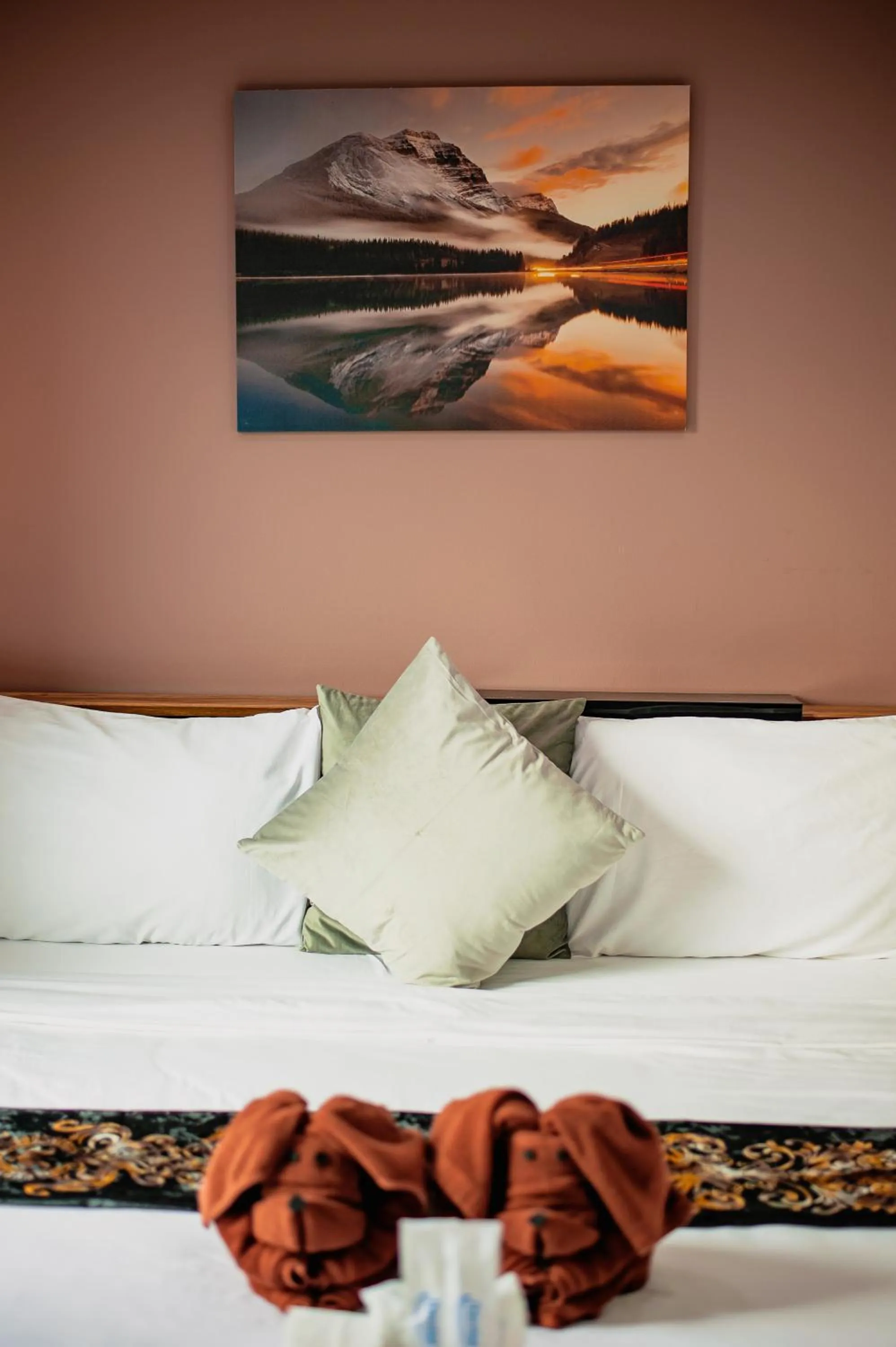 Bed in The Living Hotel SamutPrakan