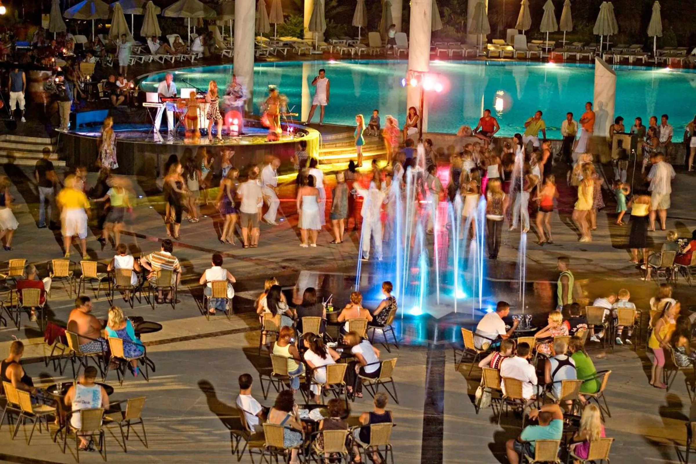 group of guests in Starlight Resort Hotel