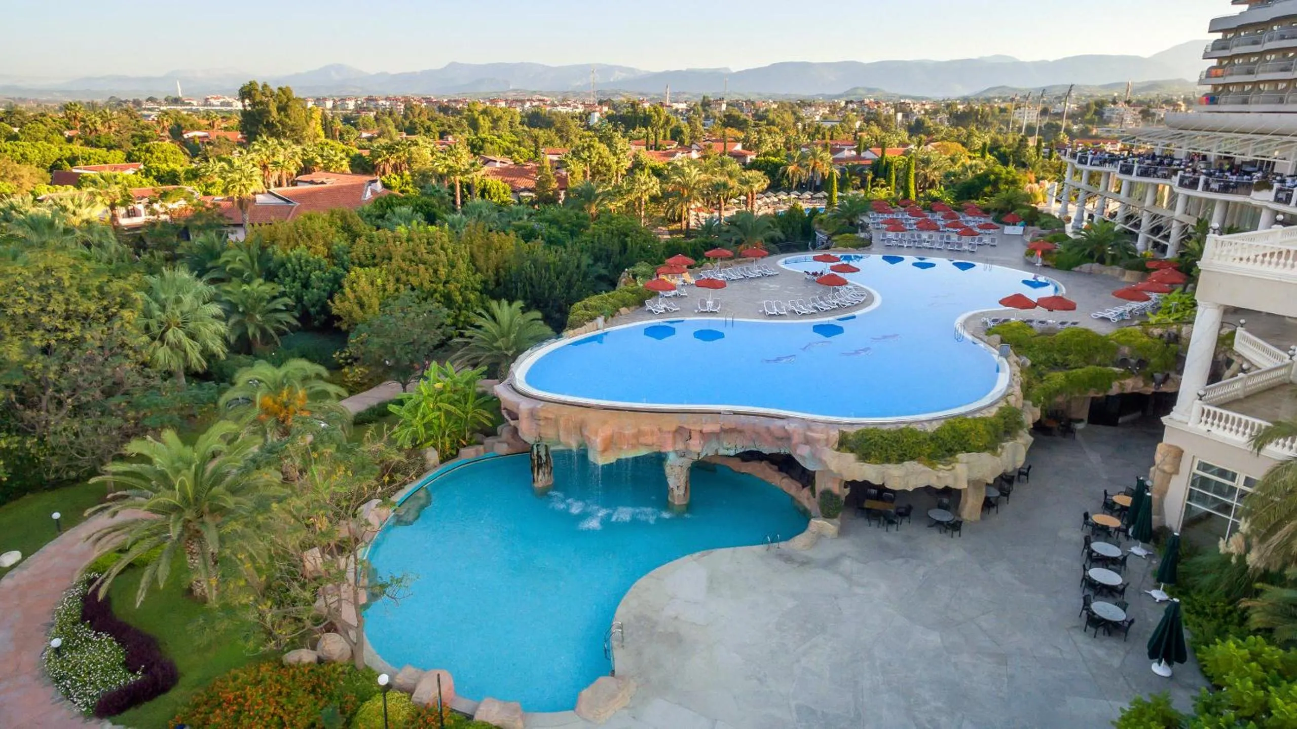 Pool view in Starlight Resort Hotel