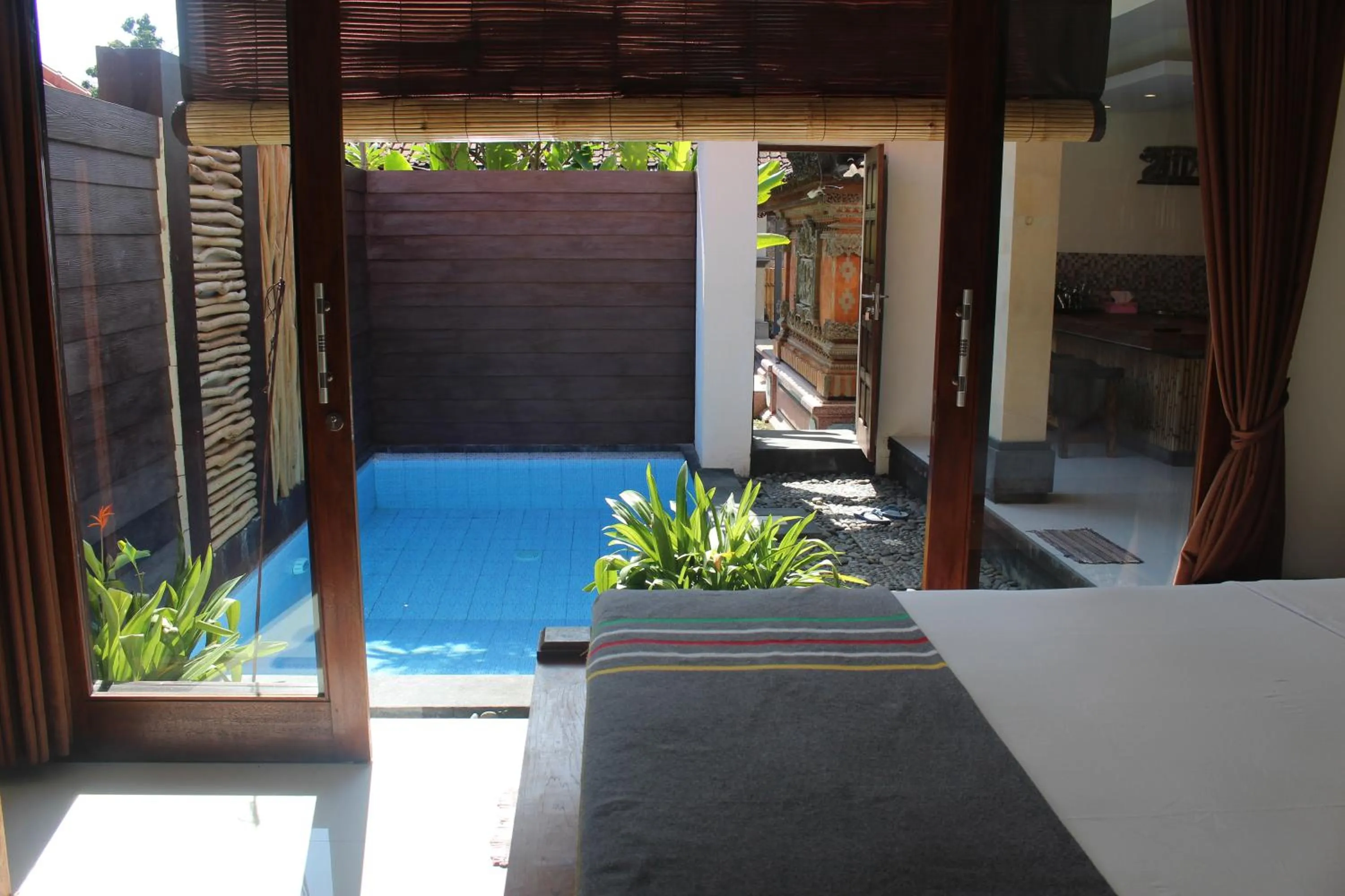 Pool view in Jukung Villas Kuta