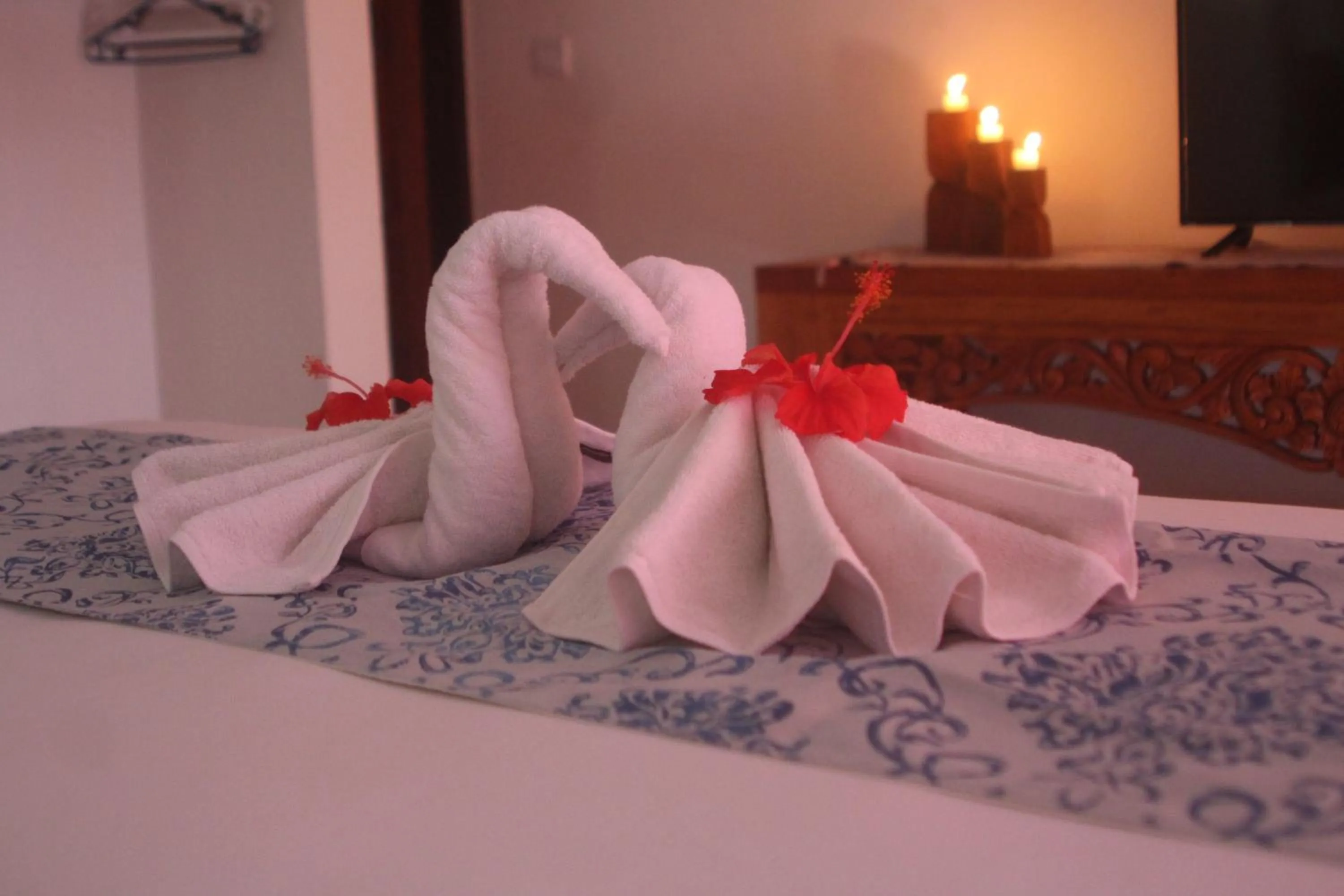 Bed in Jukung Villas Kuta