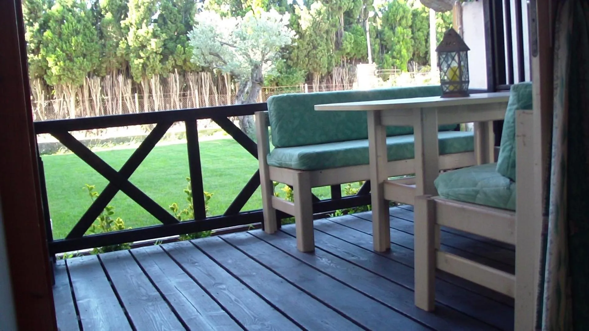 Seating area in La Masia