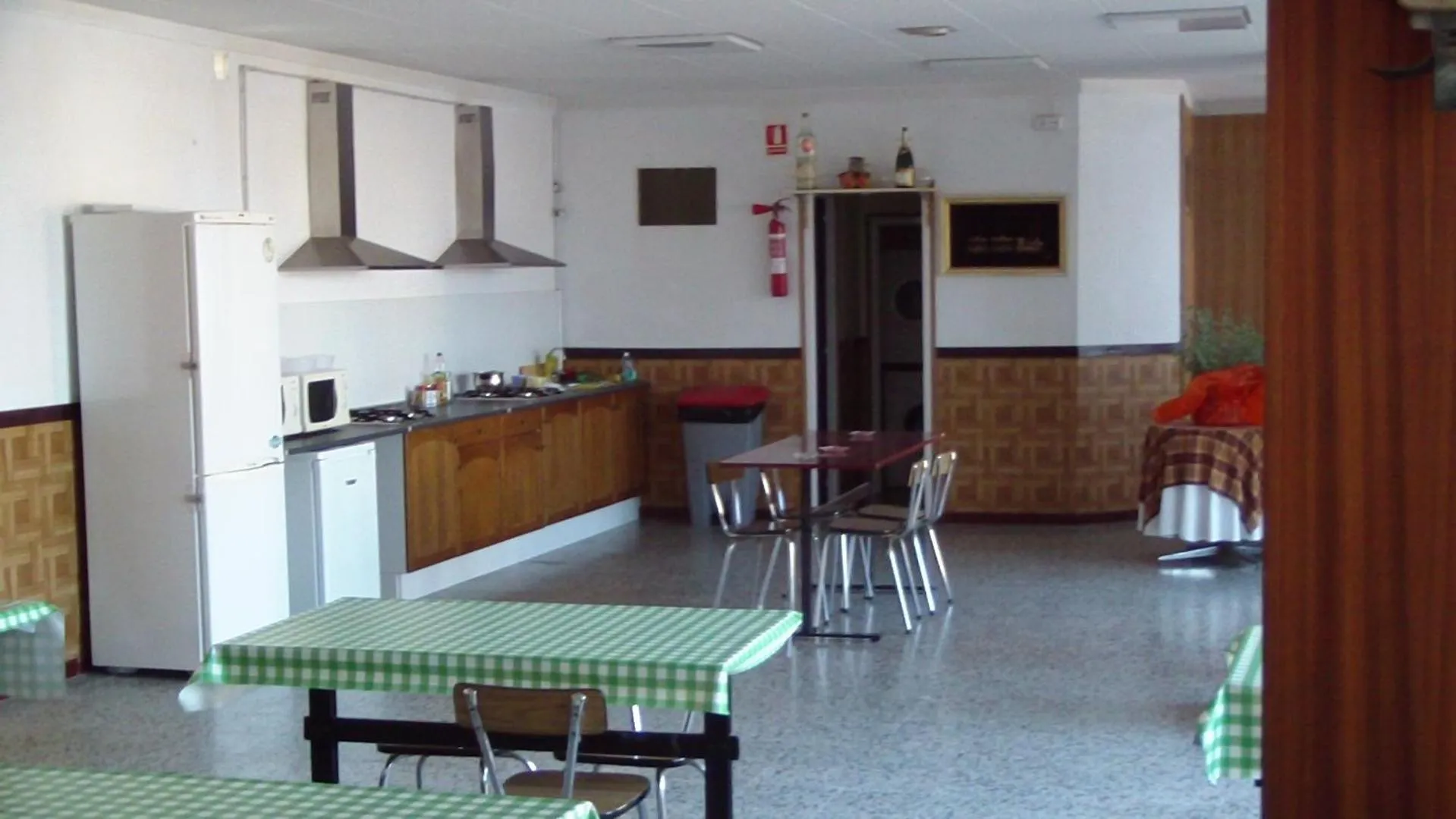 Dining area in La Masia