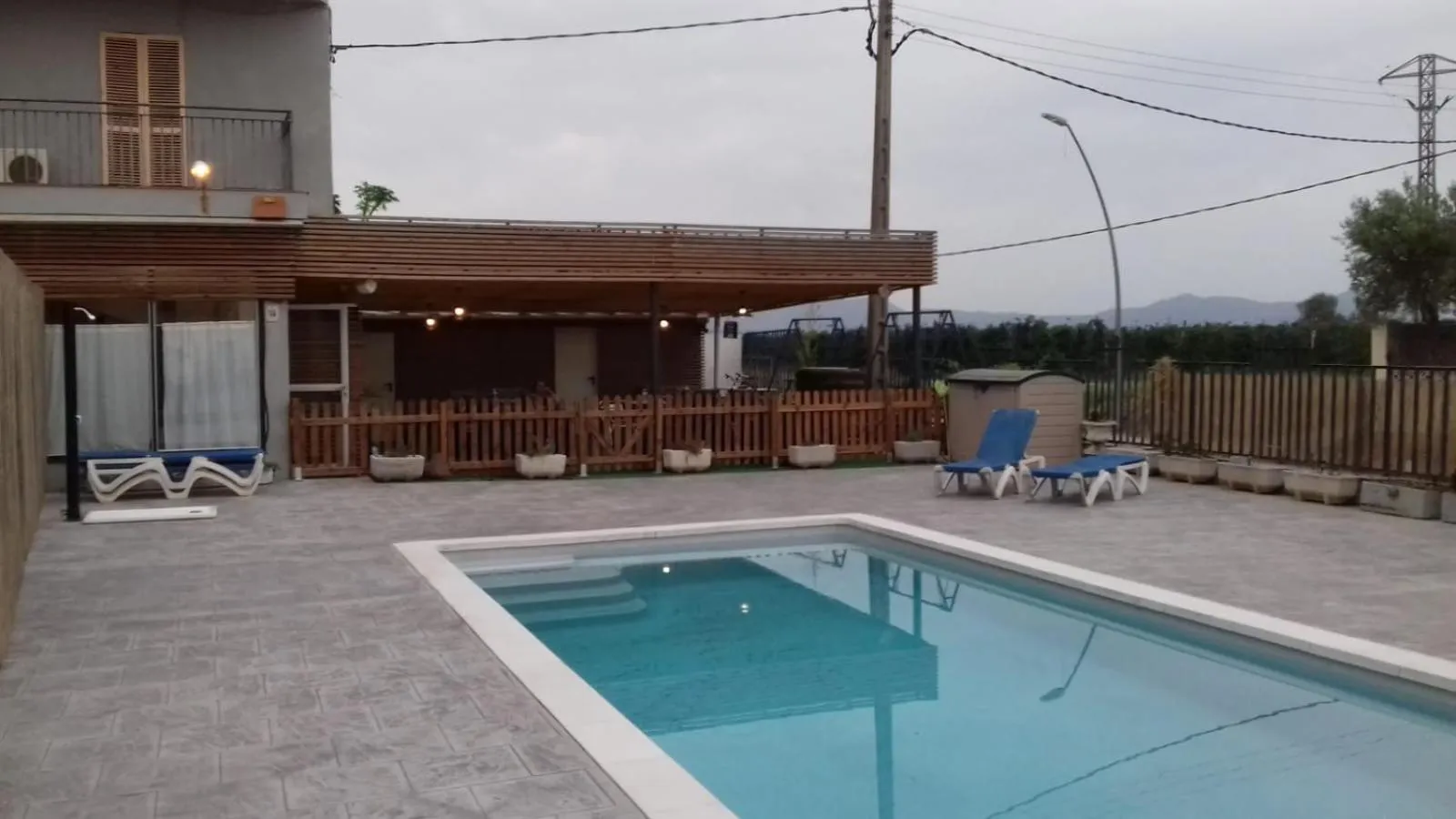 Swimming pool in La Masia