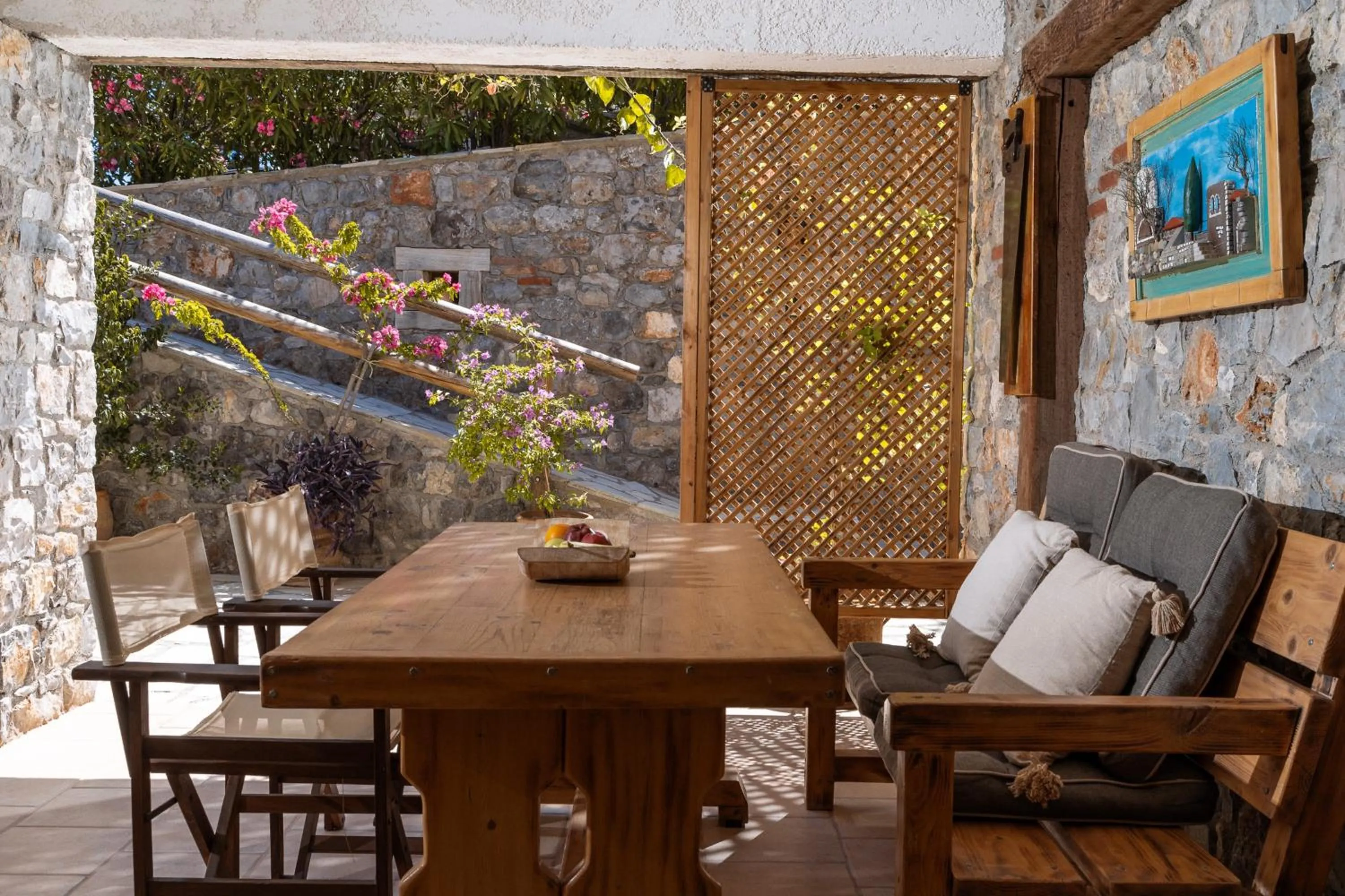 Patio in Terra Minoika Boutique Resort