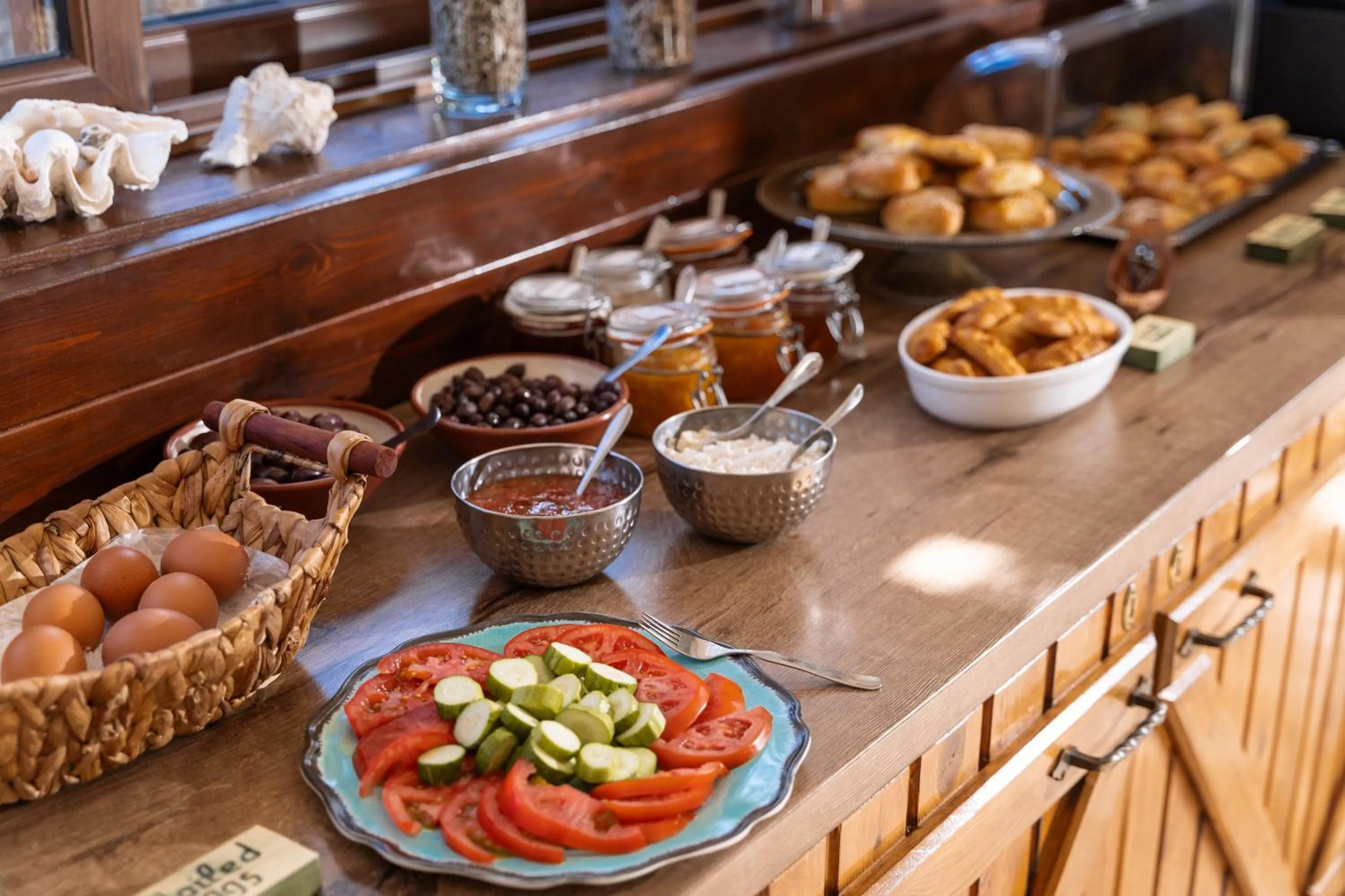 Breakfast in Terra Minoika Boutique Resort